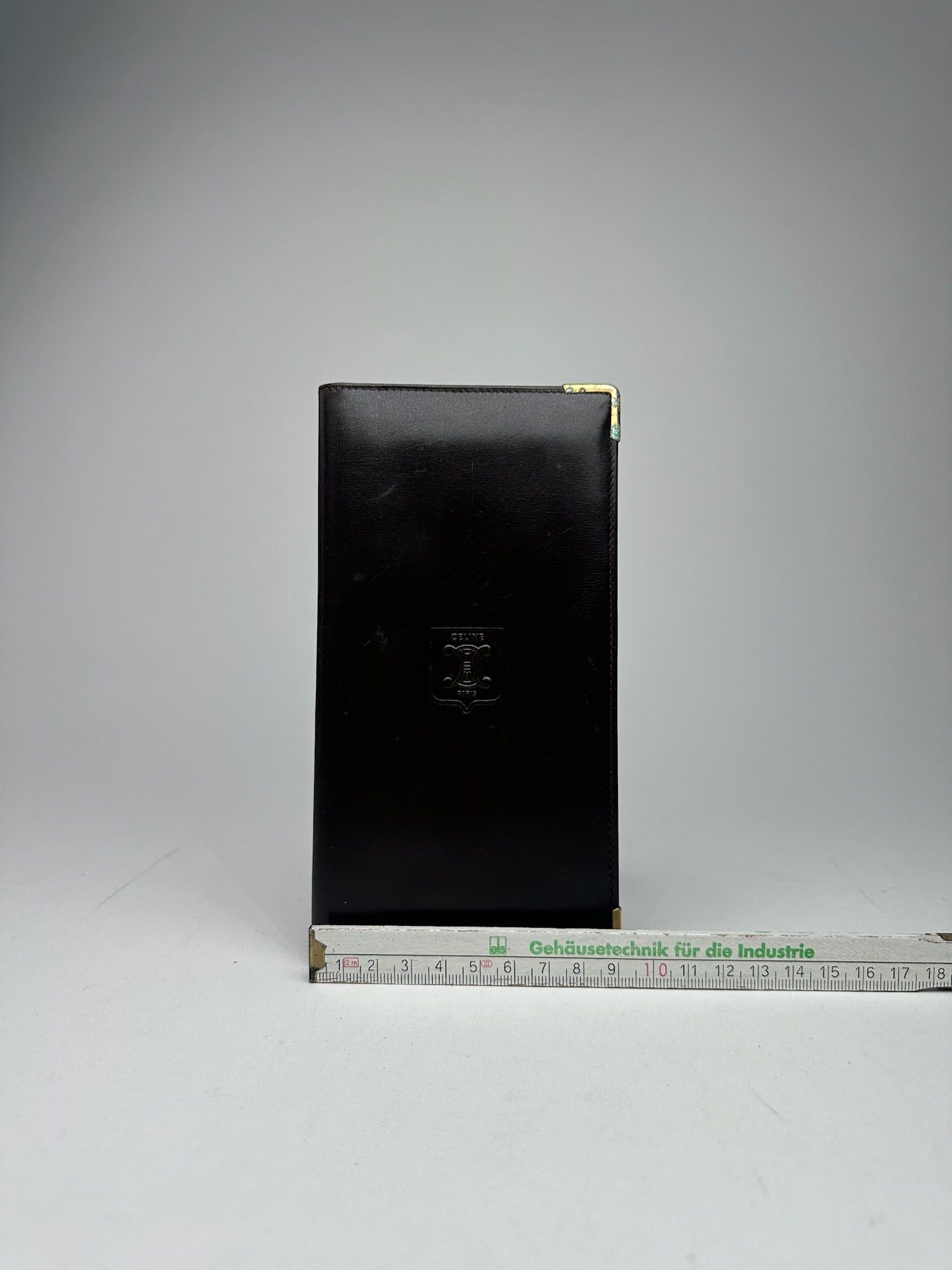 Celine Vintage Leather card holder ID holder black Size ONE SIZE - 10 Thumbnail
