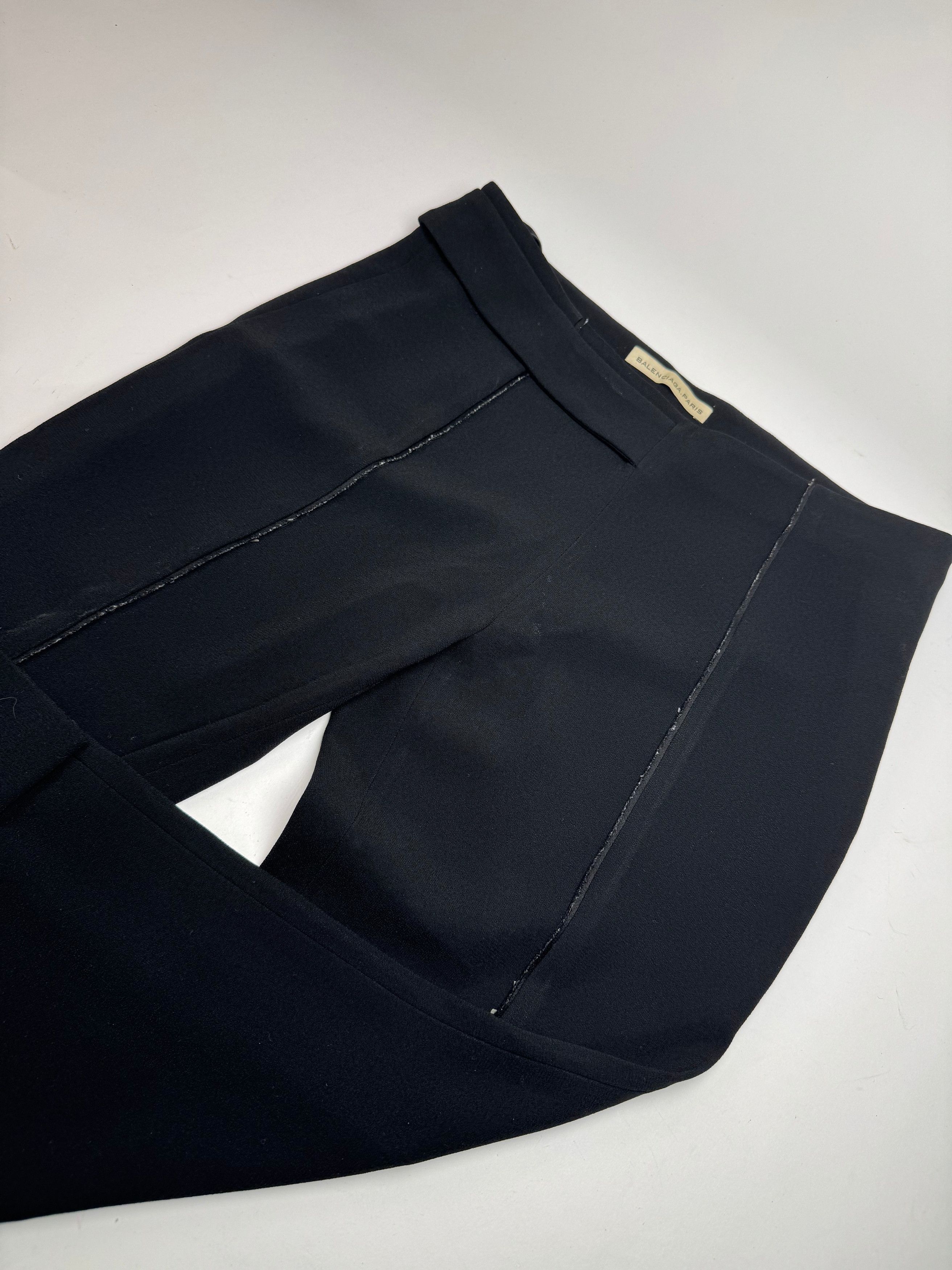 Balenciaga Vintage Pants Black 38/M Size 27" / US 4 / IT 40 - 11 Thumbnail