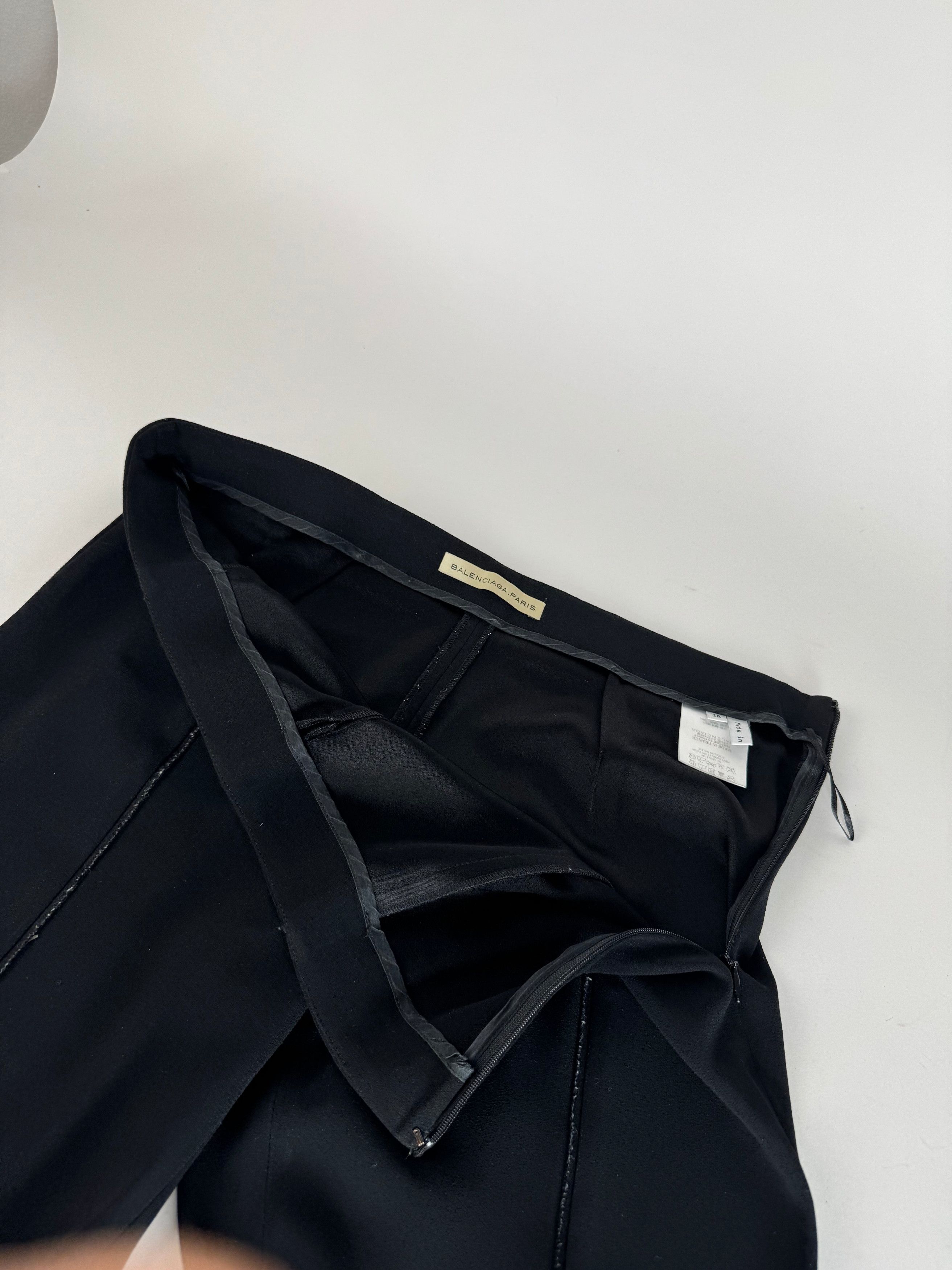 Balenciaga Vintage Pants Black 38/M Size 27" / US 4 / IT 40 - 8 Thumbnail