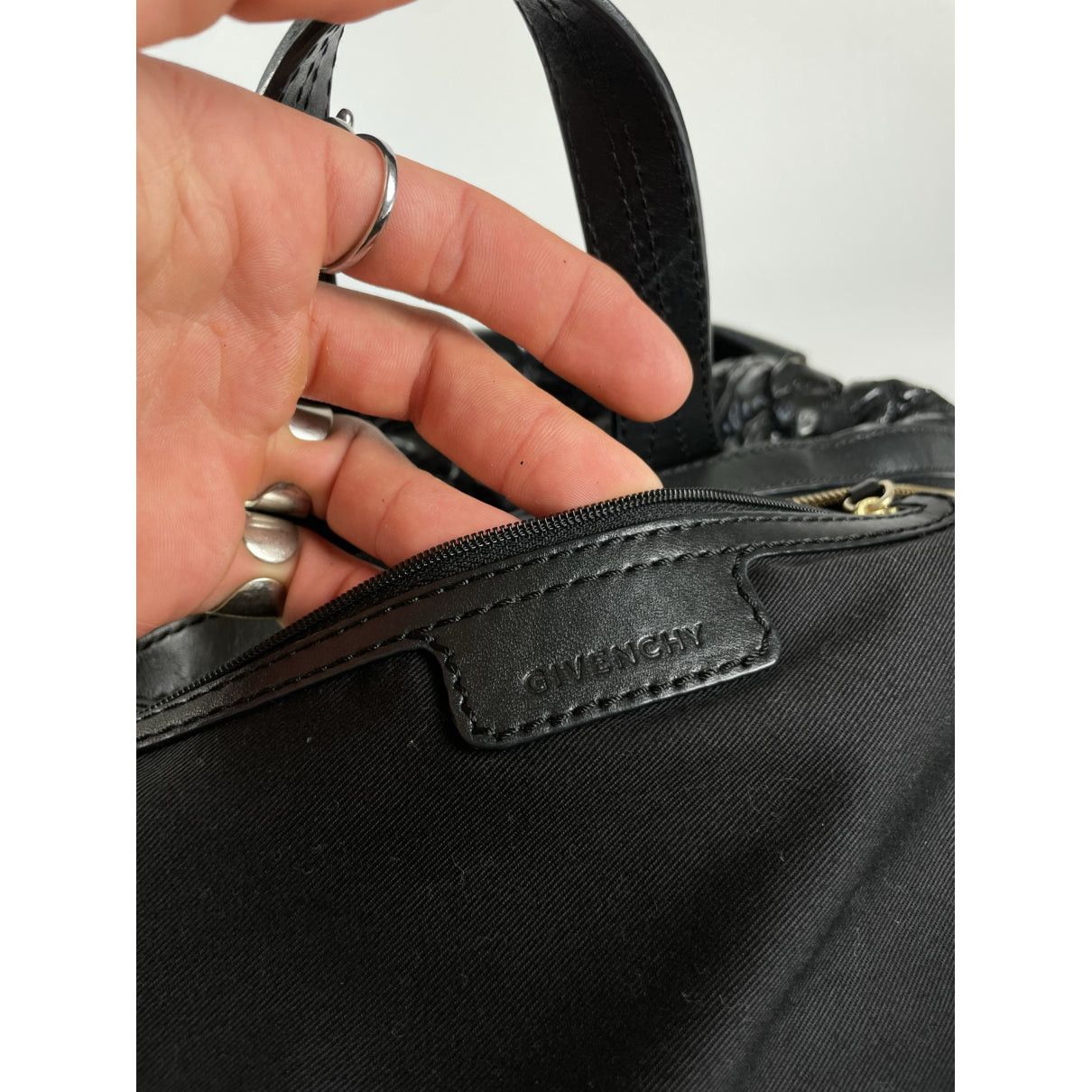 Givenchy Nightingale Black Patent Leather Handbag Size ONE SIZE - 4 Thumbnail