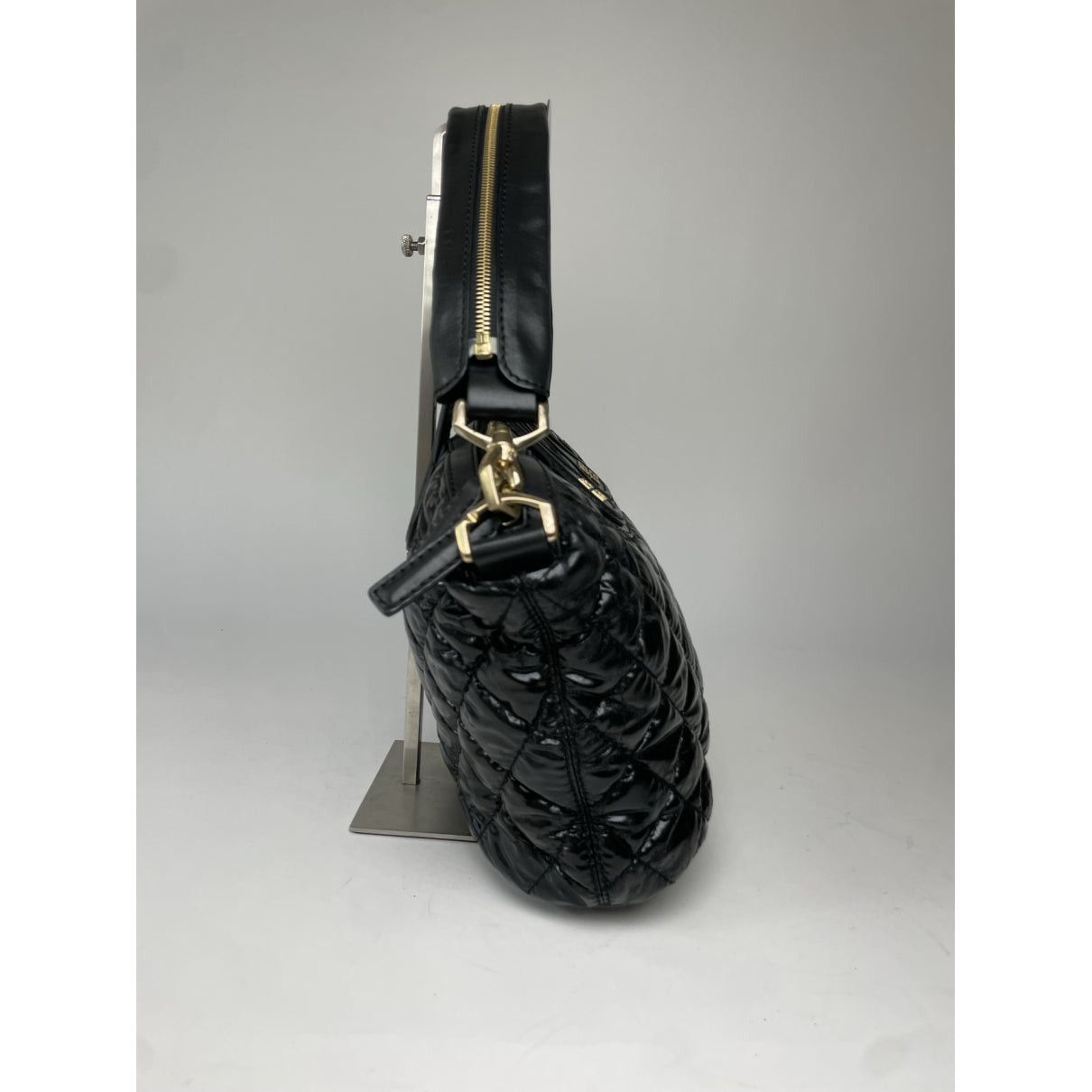 Givenchy Nightingale Black Patent Leather Handbag Size ONE SIZE - 3 Thumbnail