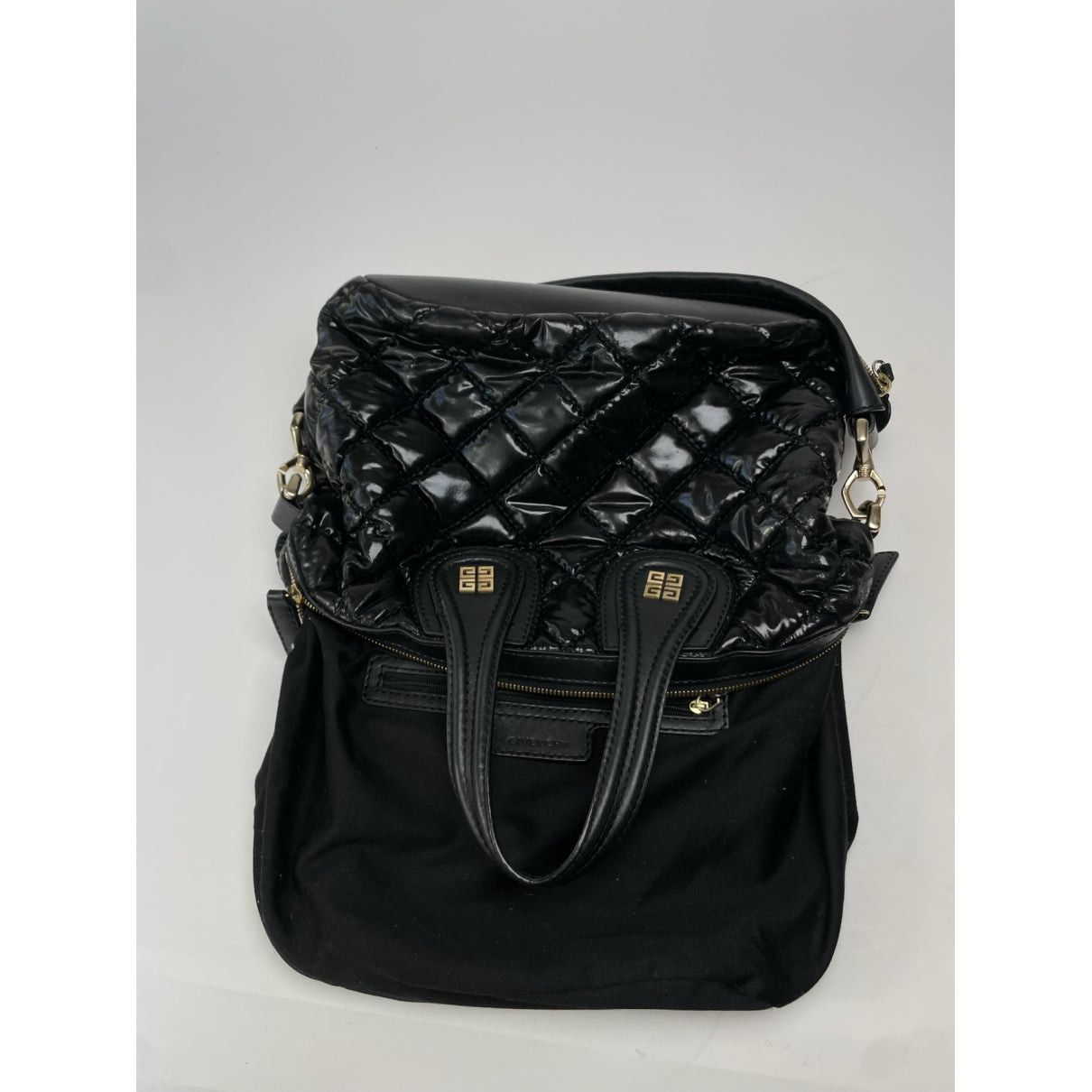 Givenchy Nightingale Black Patent Leather Handbag Size ONE SIZE - 2 Thumbnail