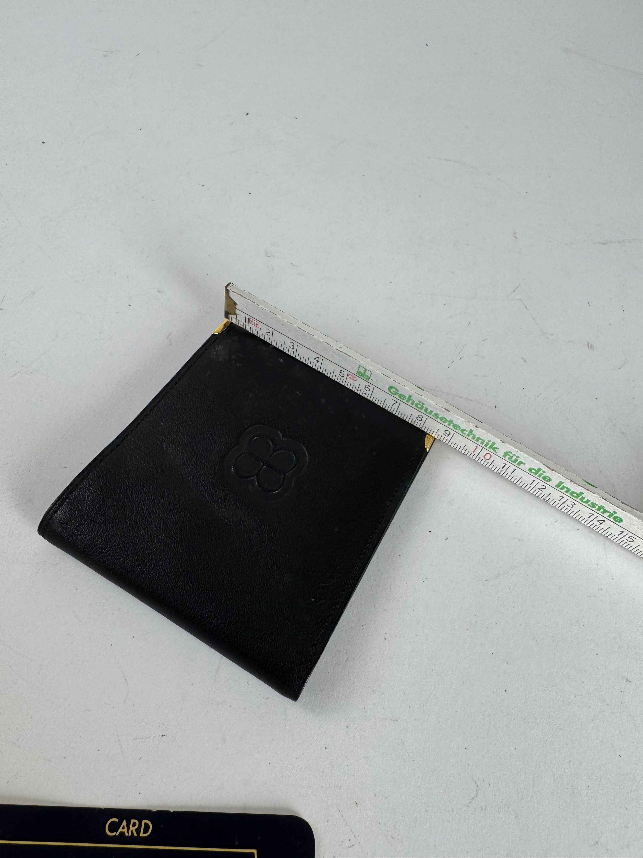 Balenciaga Vintage Leather Wallet Card Holder Black Size ONE SIZE - 3 Thumbnail