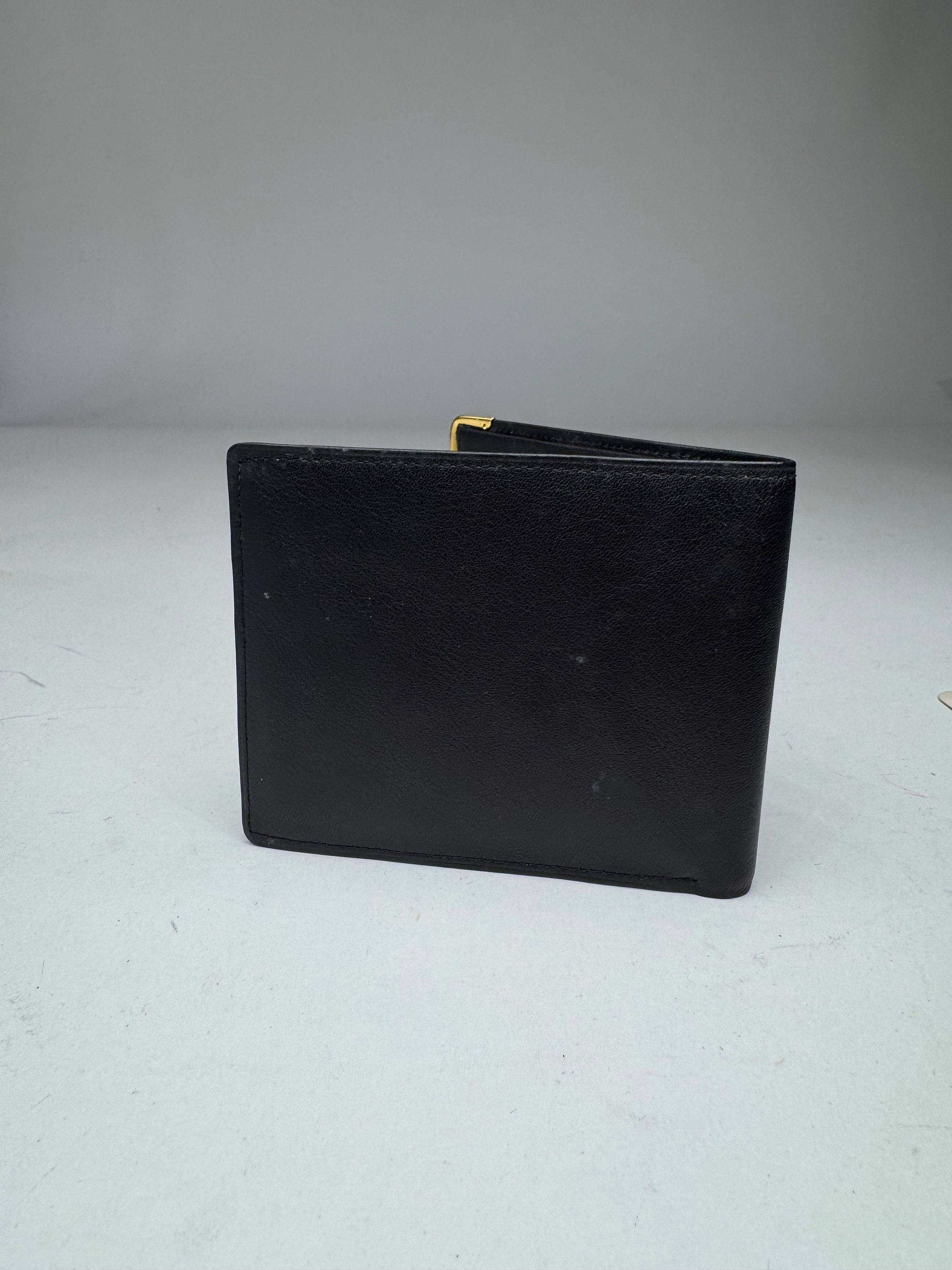 Balenciaga Vintage Leather Wallet Card Holder Black Size ONE SIZE - 5 Thumbnail