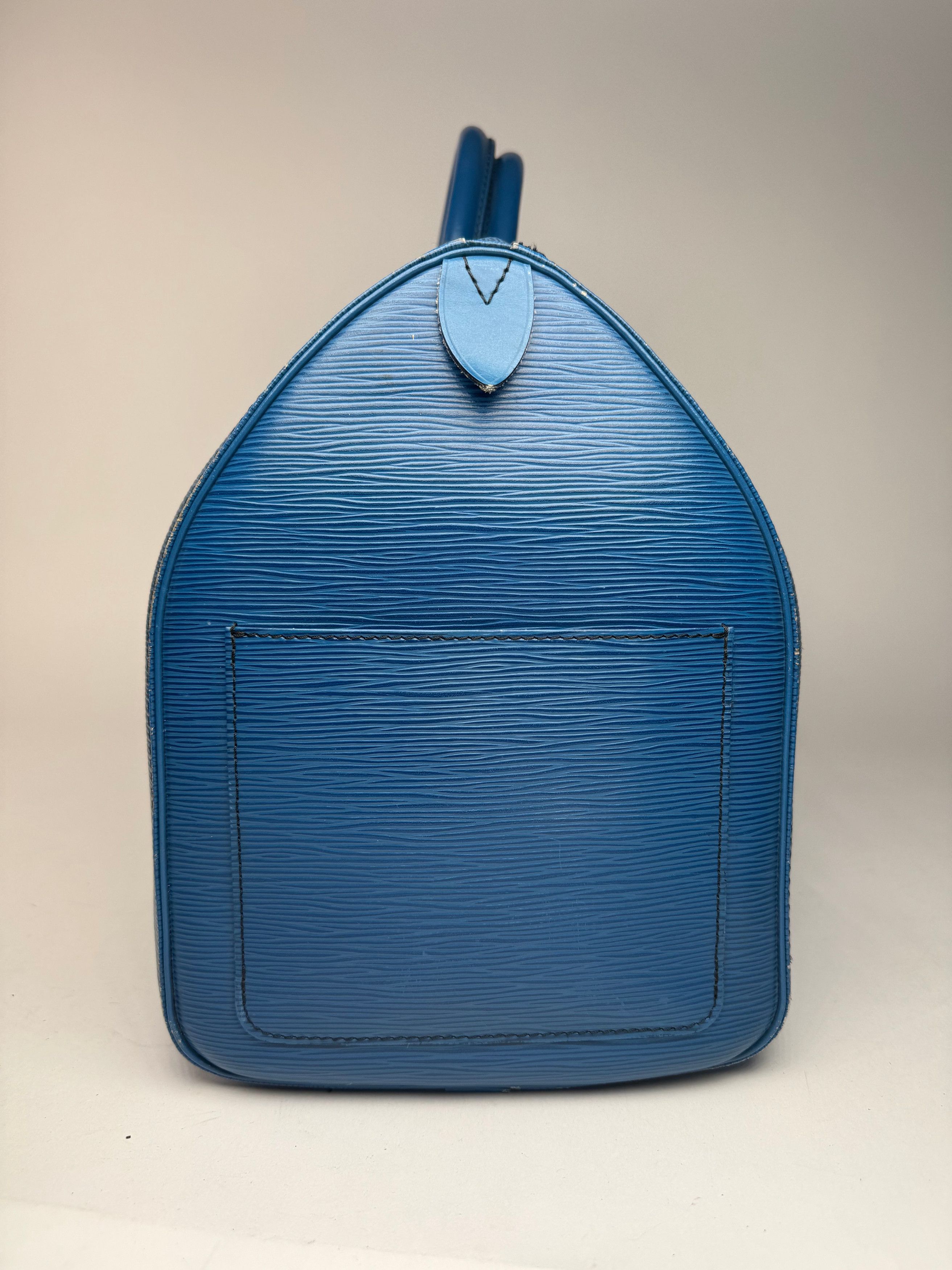 Louis Vuitton Vintage EPI Leather Duffel bag blue Size ONE SIZE - 14 Thumbnail