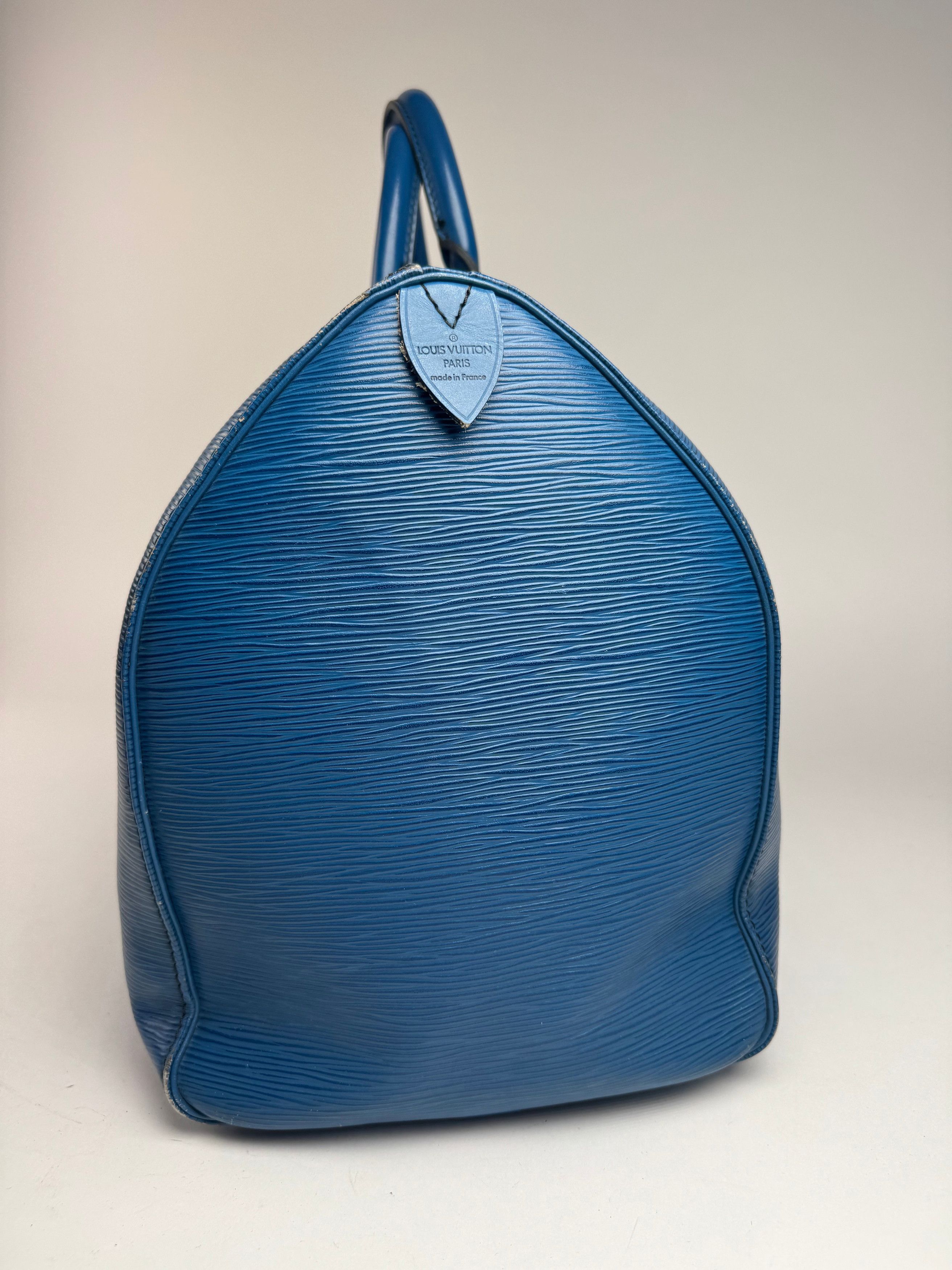 Louis Vuitton Vintage EPI Leather Duffel bag blue Size ONE SIZE - 13 Thumbnail