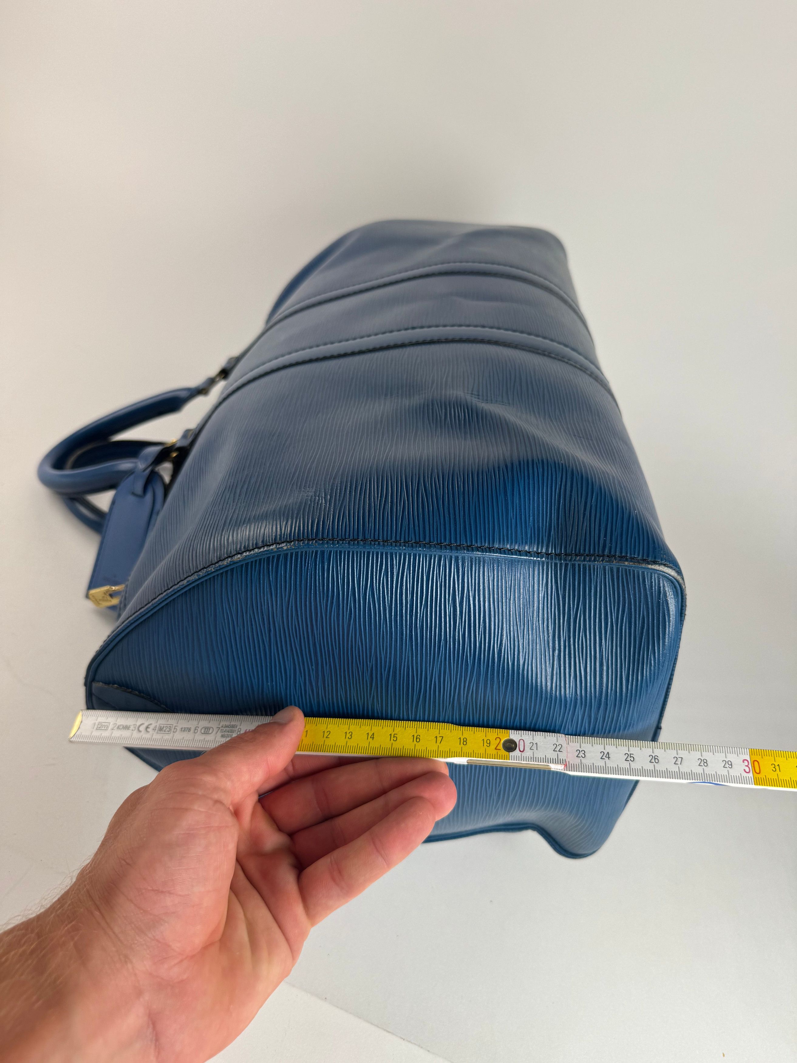 Louis Vuitton Vintage EPI Leather Duffel bag blue Size ONE SIZE - 6 Thumbnail