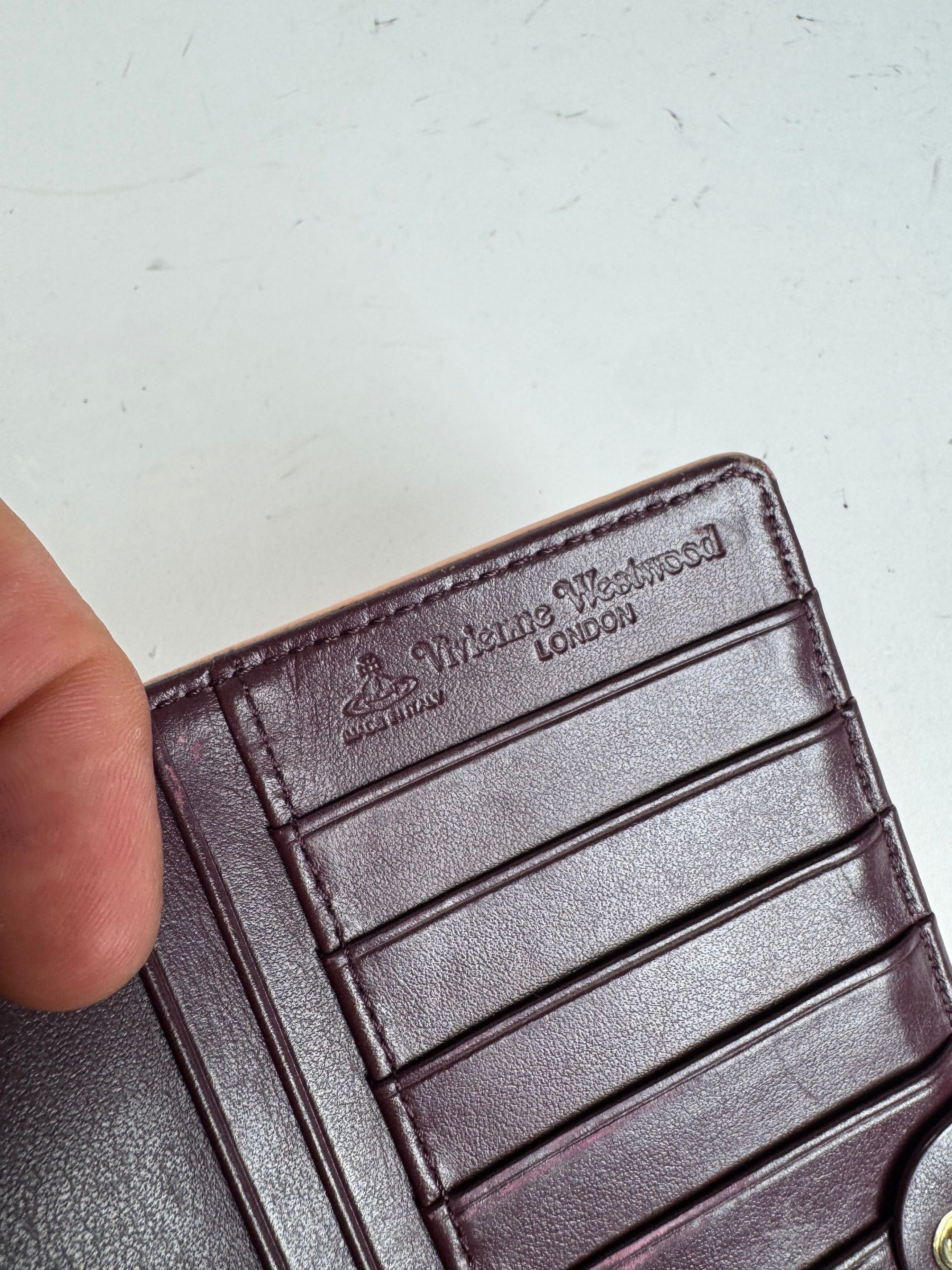 Vivienne Westwood Vintage Leather wallet pink Size ONE SIZE - 6 Thumbnail