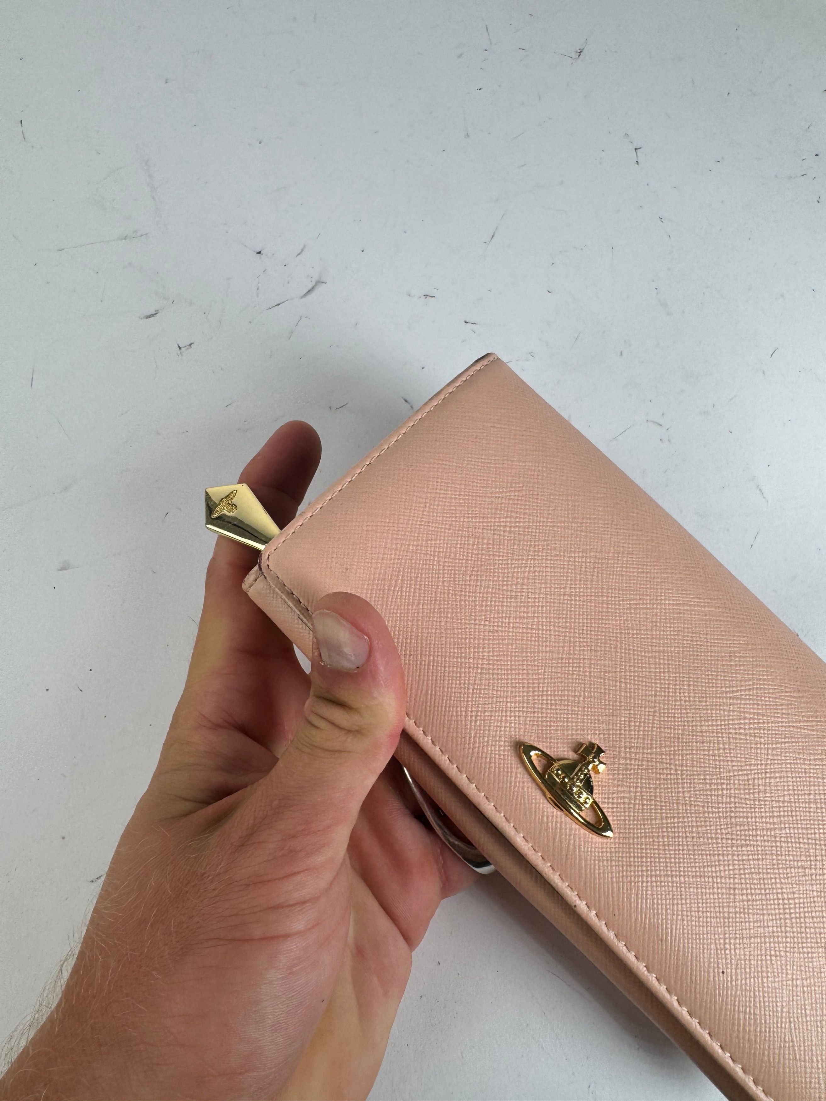 Vivienne Westwood Vintage Leather wallet pink Size ONE SIZE - 3 Thumbnail