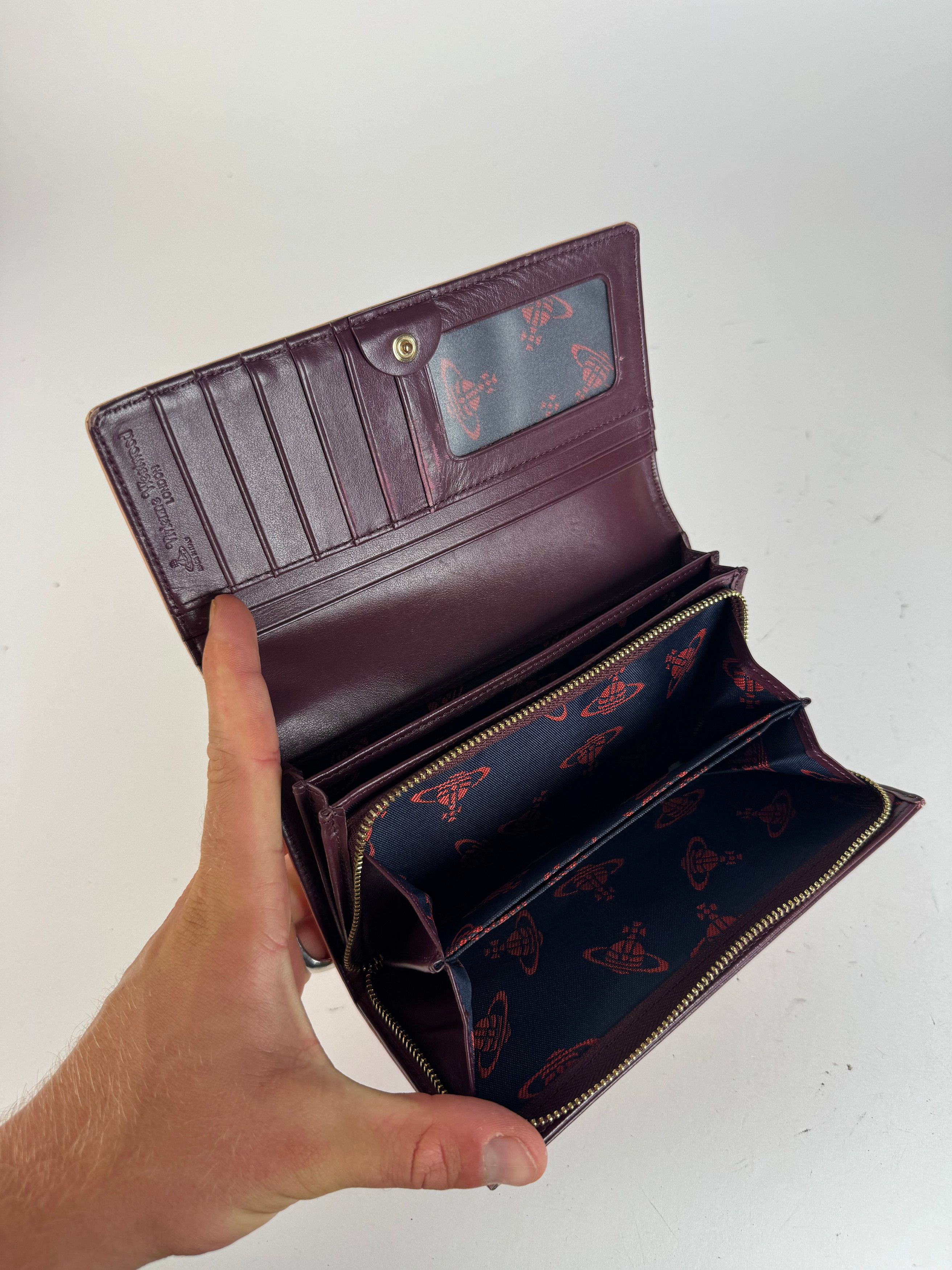 Vivienne Westwood Vintage Leather wallet pink Size ONE SIZE - 9 Thumbnail