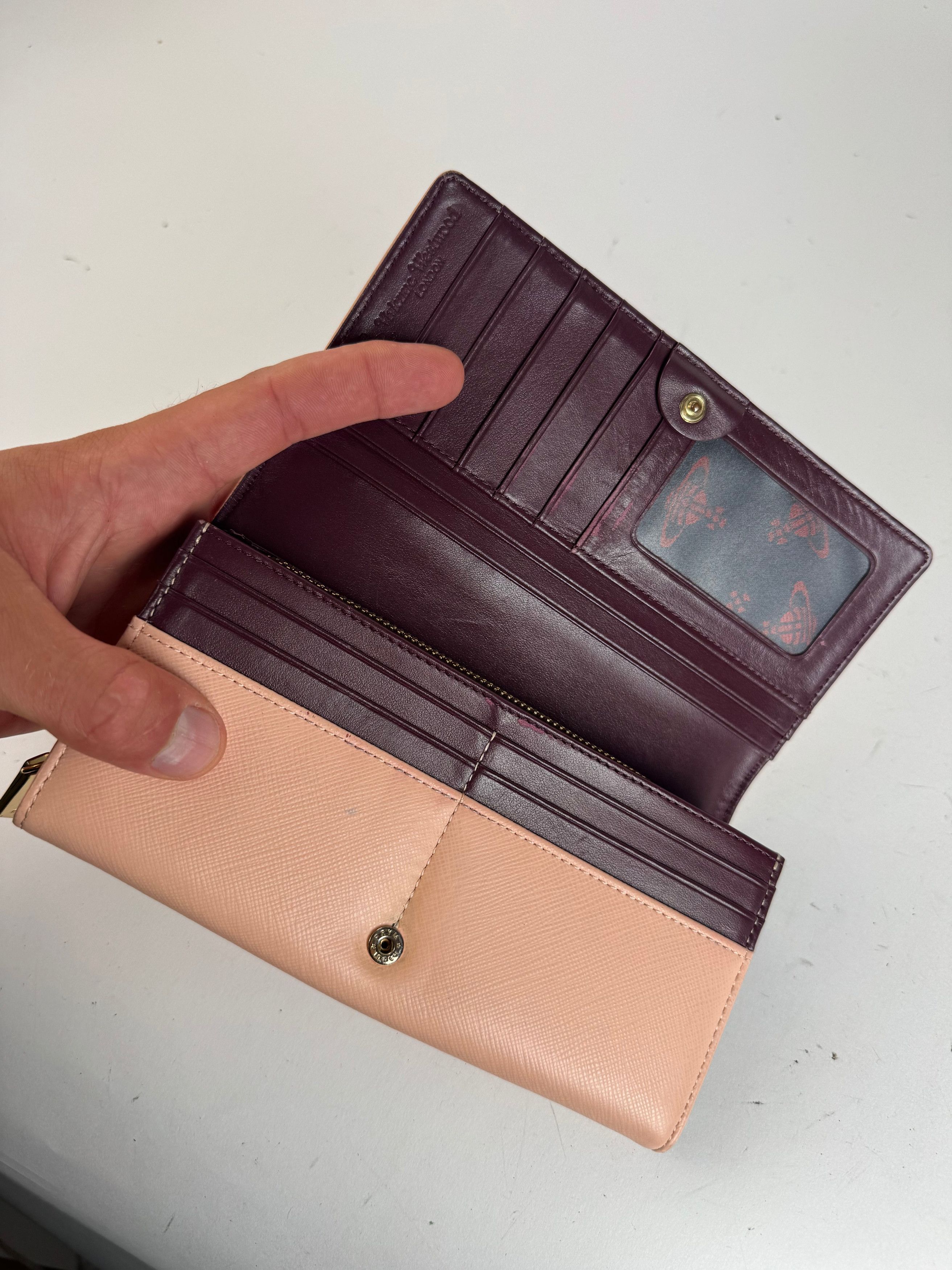 Vivienne Westwood Vintage Leather wallet pink Size ONE SIZE - 5 Thumbnail