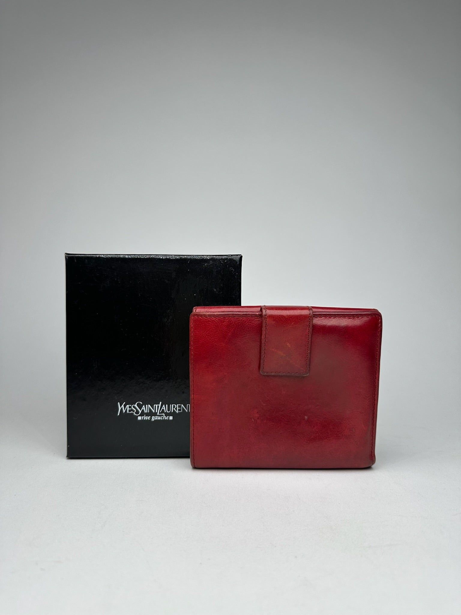Other Vintage Yves Saint Laurent studded leather wallet red Size ONE SIZE - 12 Thumbnail