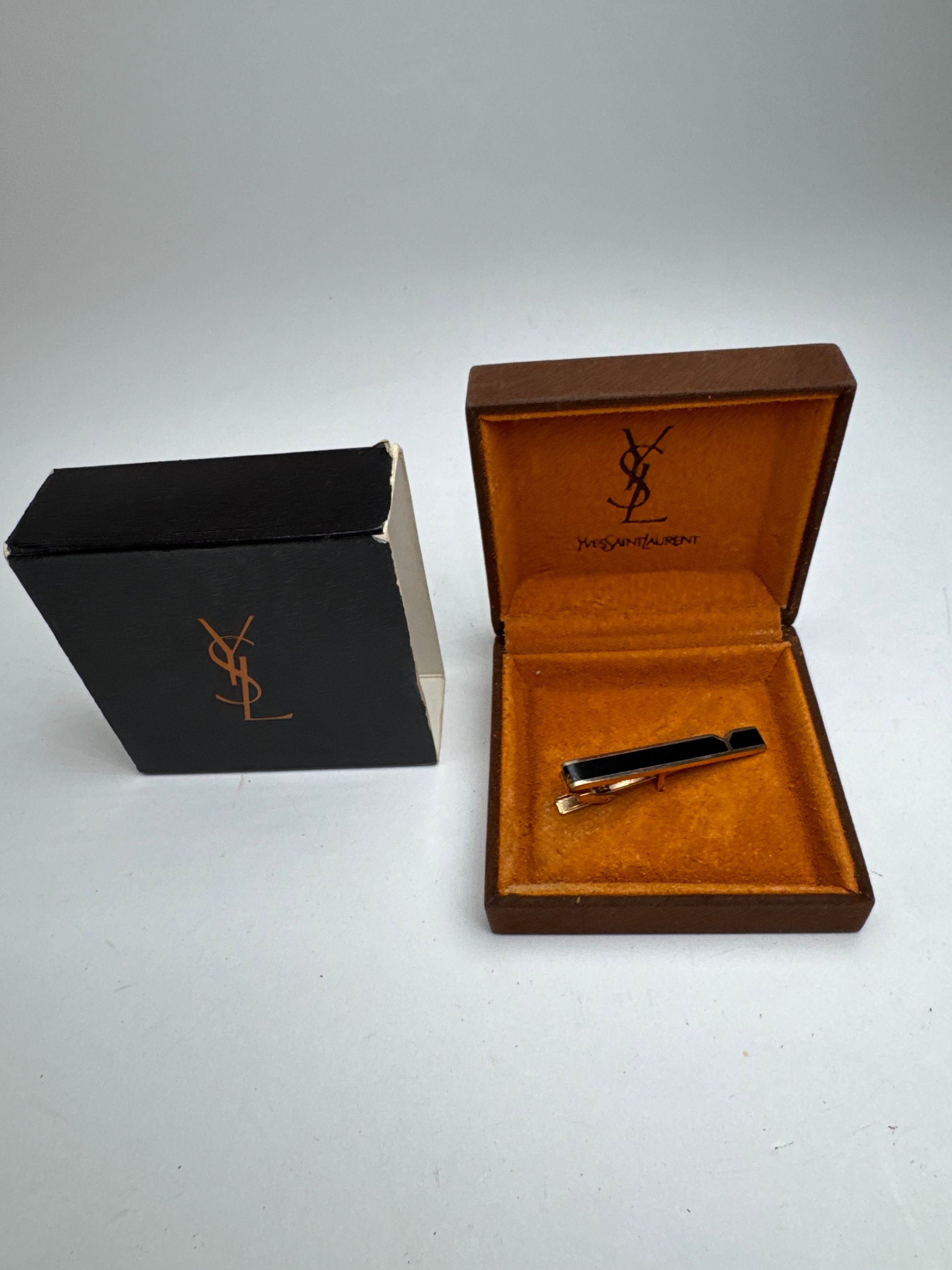 Other Vintage Yves Saint Laurent money Tie clamp black silver Size ONE SIZE - 12 Thumbnail