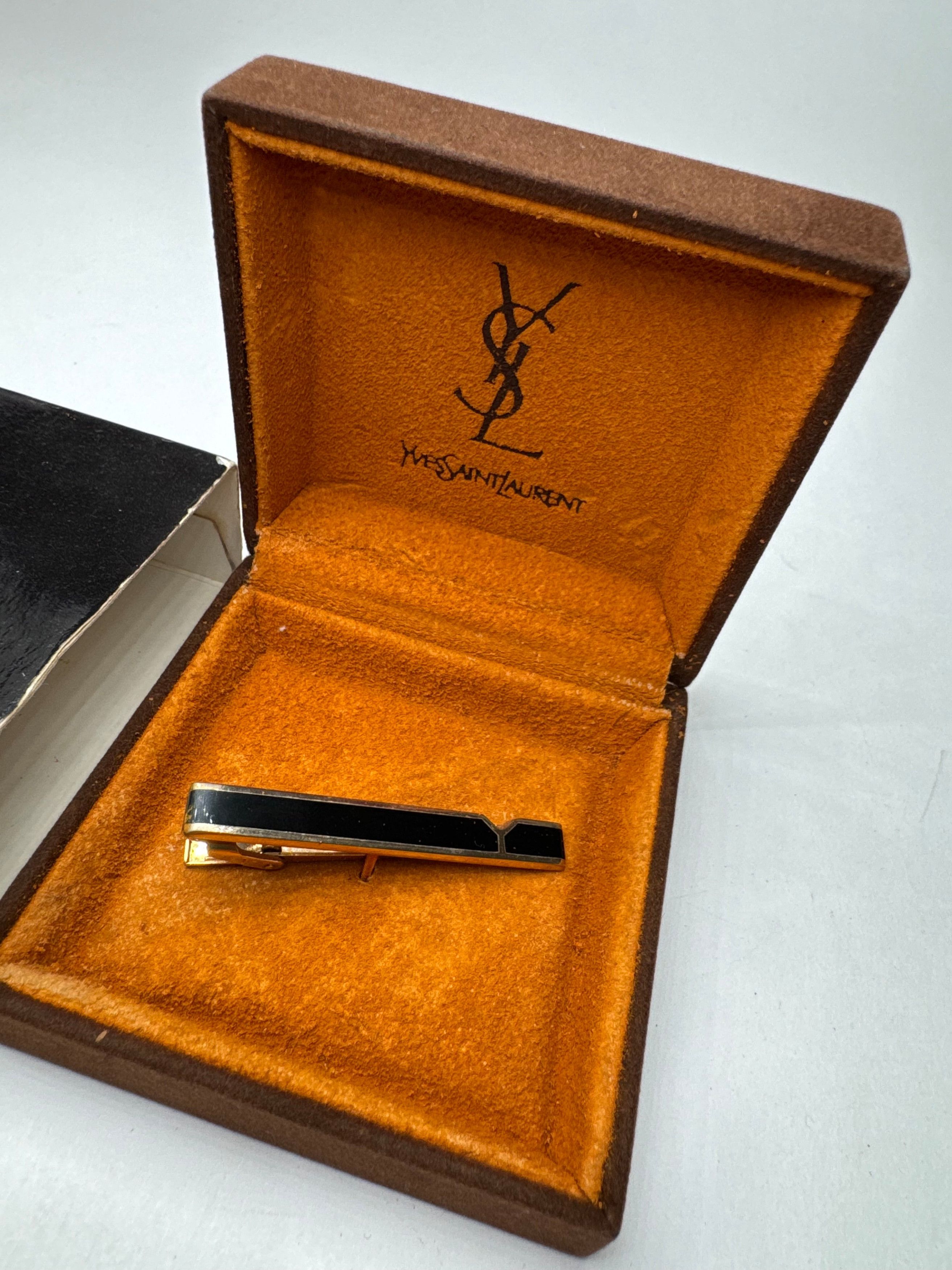 Other Vintage Yves Saint Laurent money Tie clamp black silver Size ONE SIZE - 5 Thumbnail