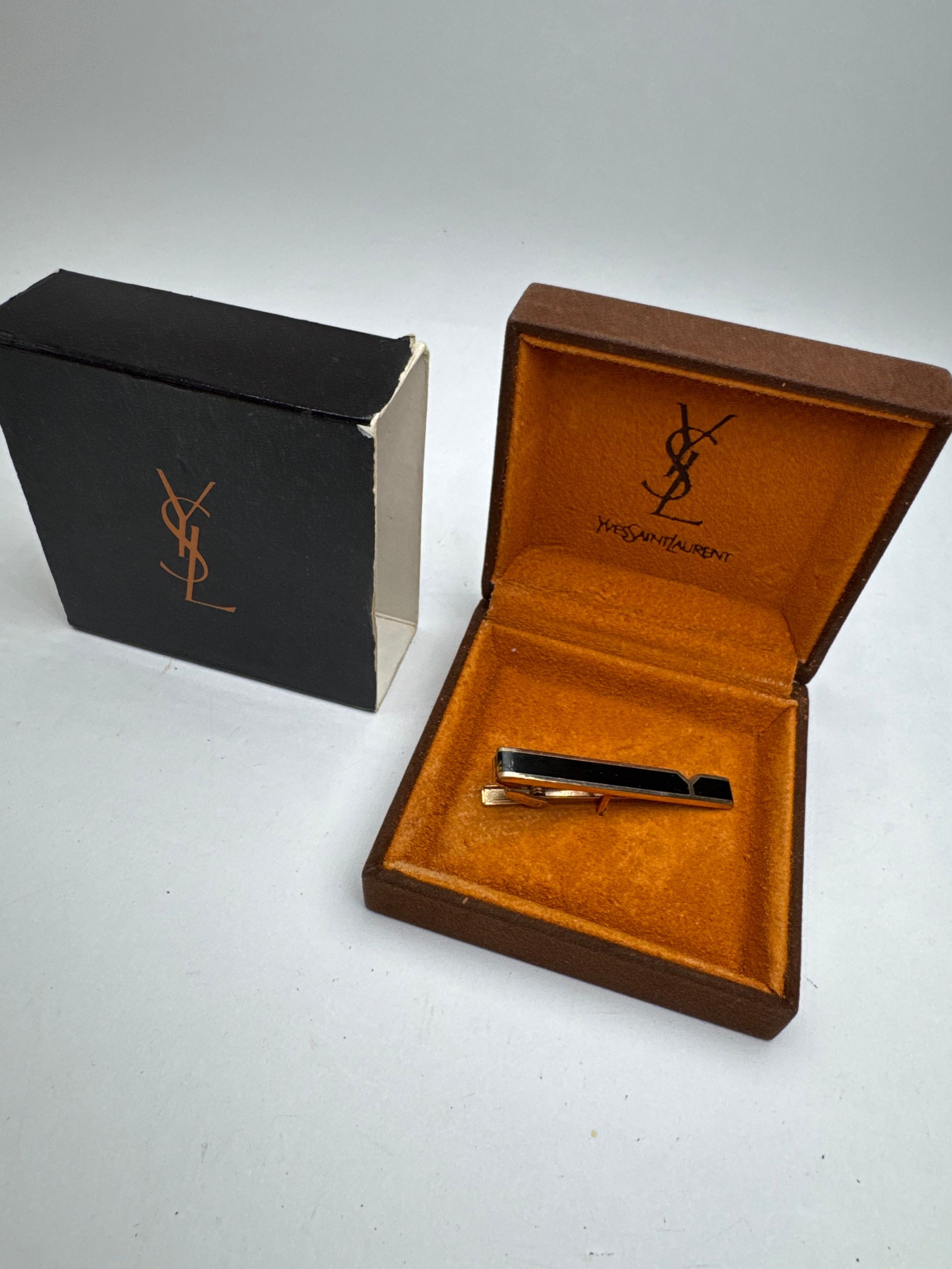 Other Vintage Yves Saint Laurent money Tie clamp black silver Size ONE SIZE - 3 Thumbnail