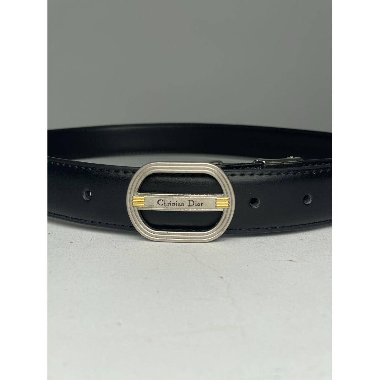 Dior Homme Black Leather Belt