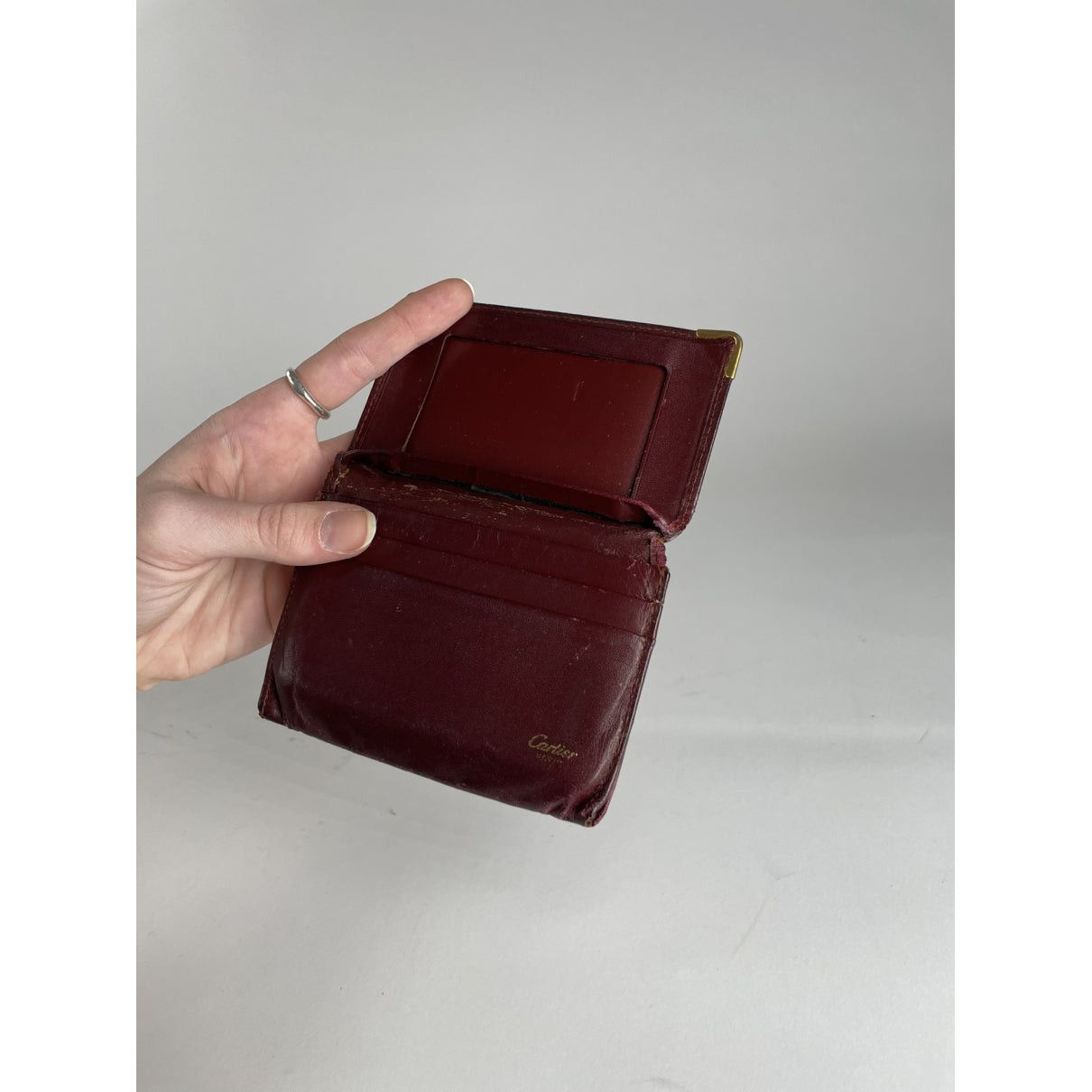 Cartier Burgundy Leather Purse Size ONE SIZE - 5 Thumbnail