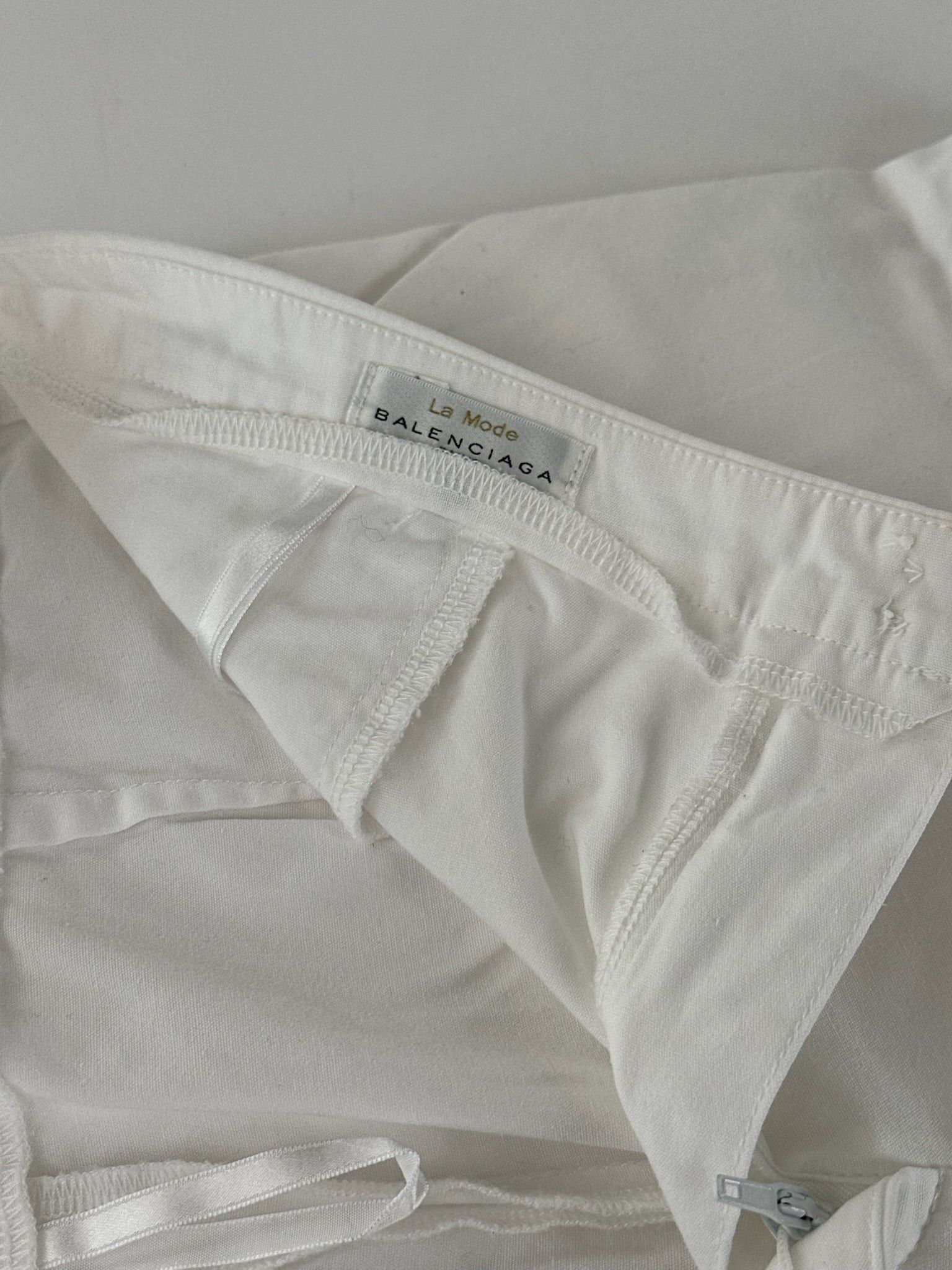 Balenciaga Vintage Shirts 38/M white Size M / US 6-8 / IT 42-44 - 4 Thumbnail