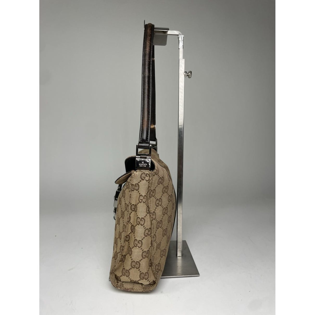 Gucci Jackie Vintage Beige Cotton Handbag Size ONE SIZE - 3 Thumbnail