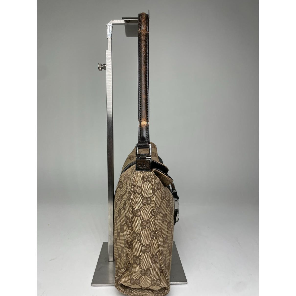 Gucci Jackie Vintage Beige Cotton Handbag Size ONE SIZE - 5 Thumbnail