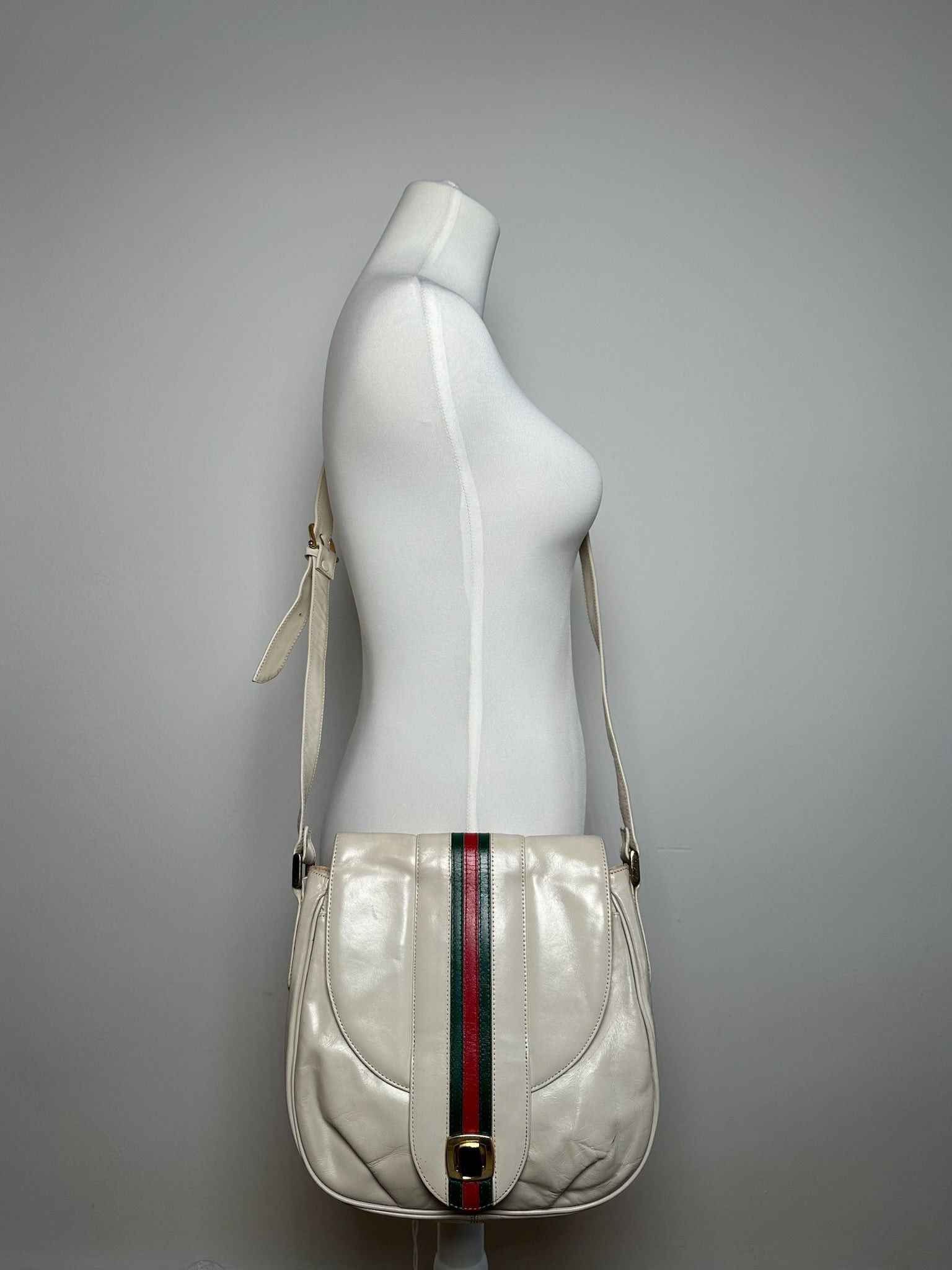 Gucci Vintage Leather bag white Size ONE SIZE - 3 Thumbnail