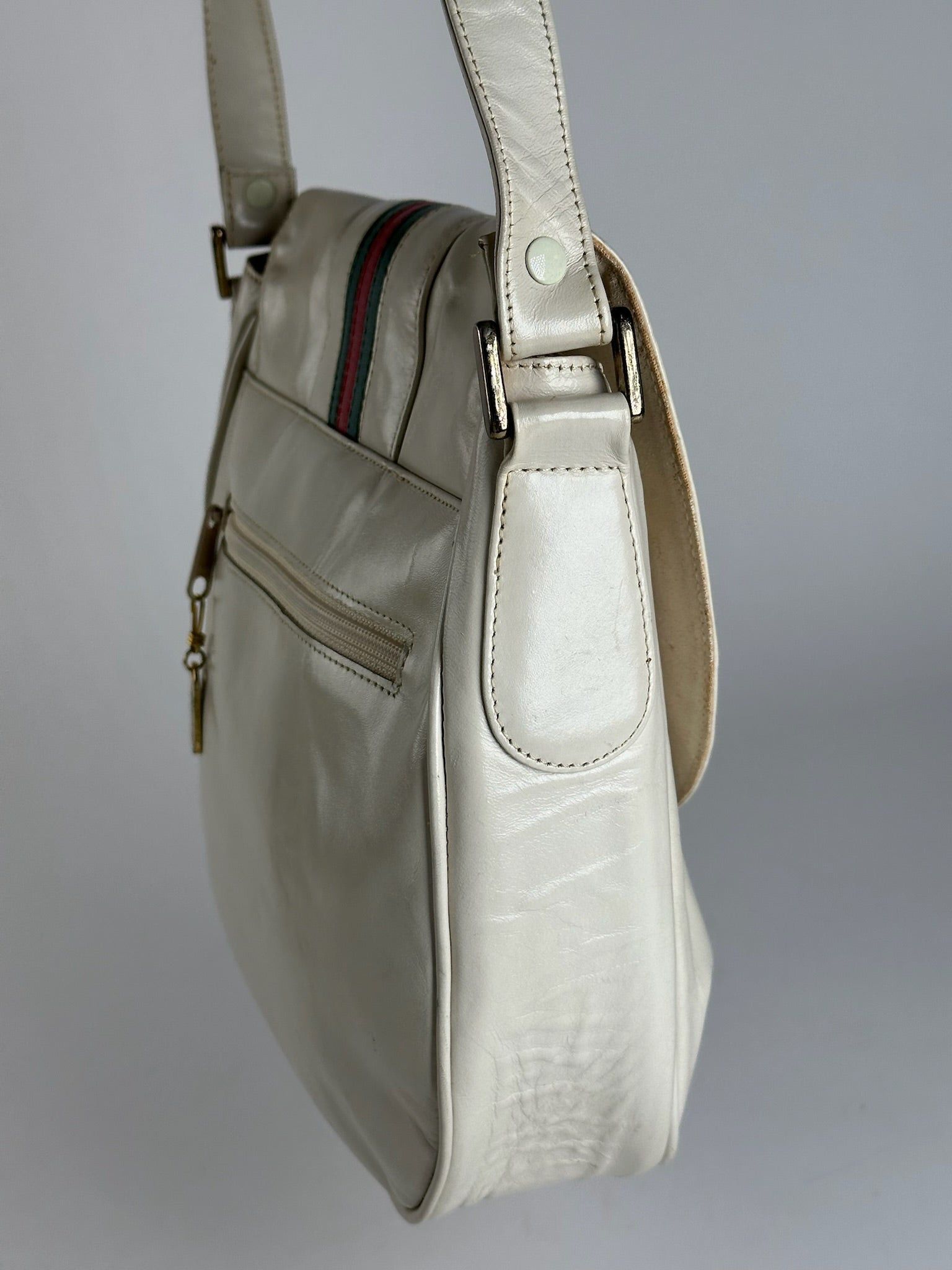 Gucci Vintage Leather bag white Size ONE SIZE - 7 Thumbnail