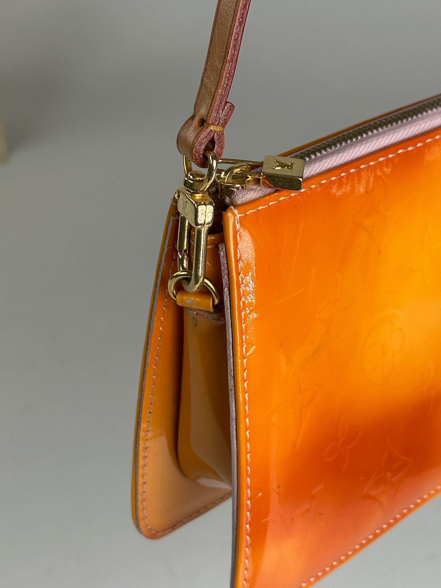 Louis Vuitton Vintage Vernis Leather Baguette Bag Mango Size ONE SIZE - 4 Thumbnail