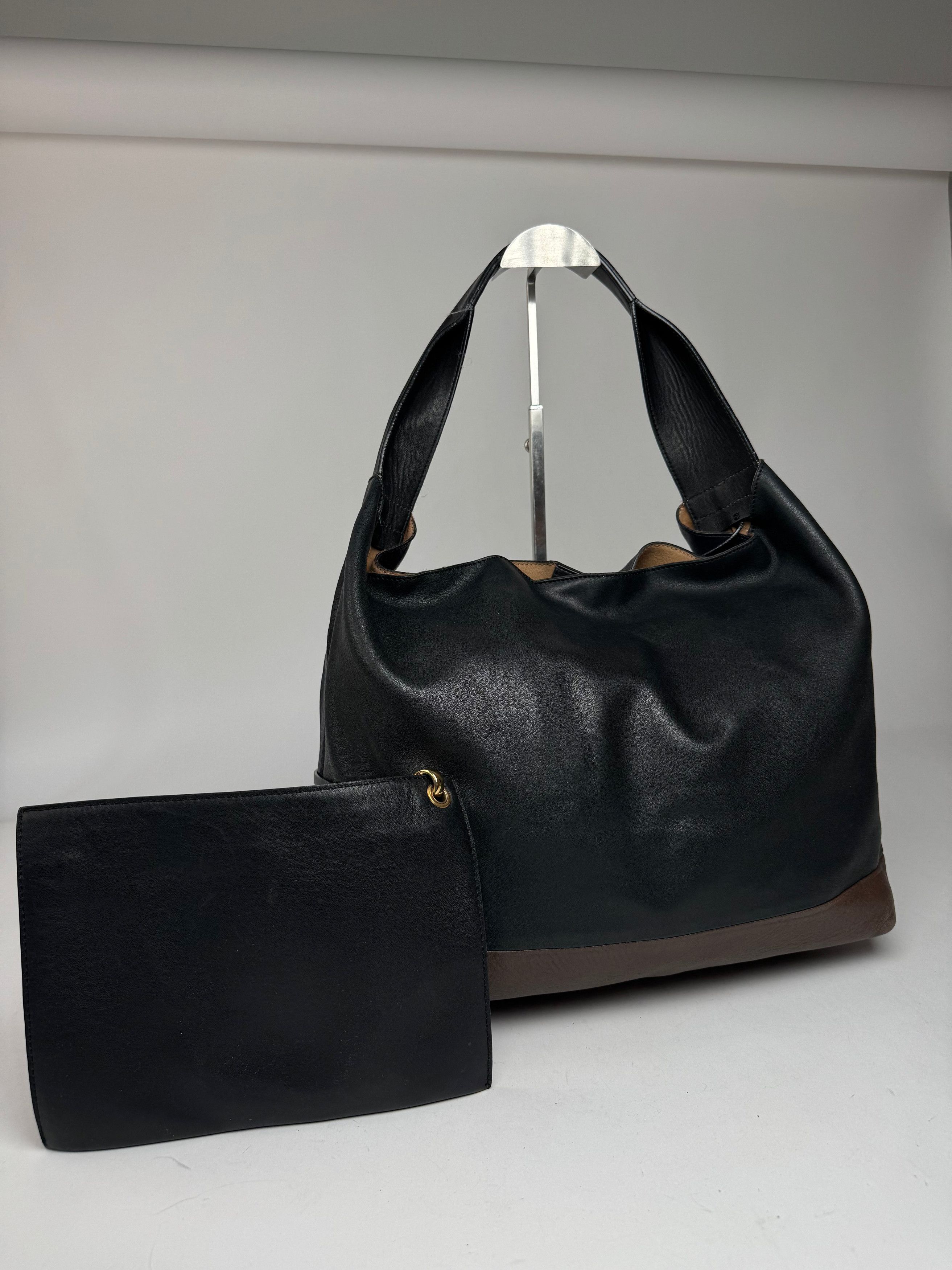 Marni Vintage Leather Bag Marine Black Brown Size ONE SIZE - 2 Thumbnail