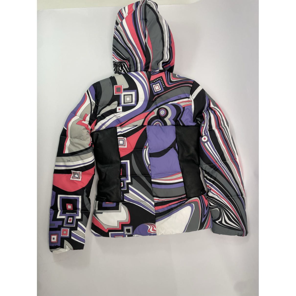 Emilio Pucci Multicolour Leather Jacket Size S / US 4 / IT 40 - 4 Thumbnail