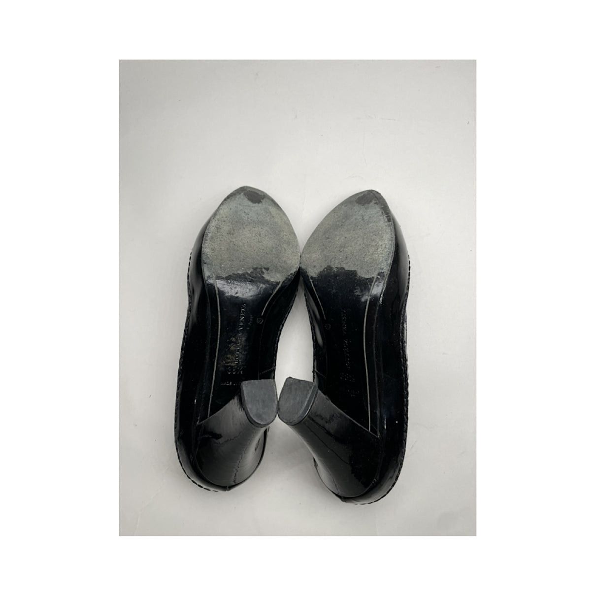 Bottega Veneta Black Leather Heel Size US 7.5 / IT 37.5 - 5 Thumbnail