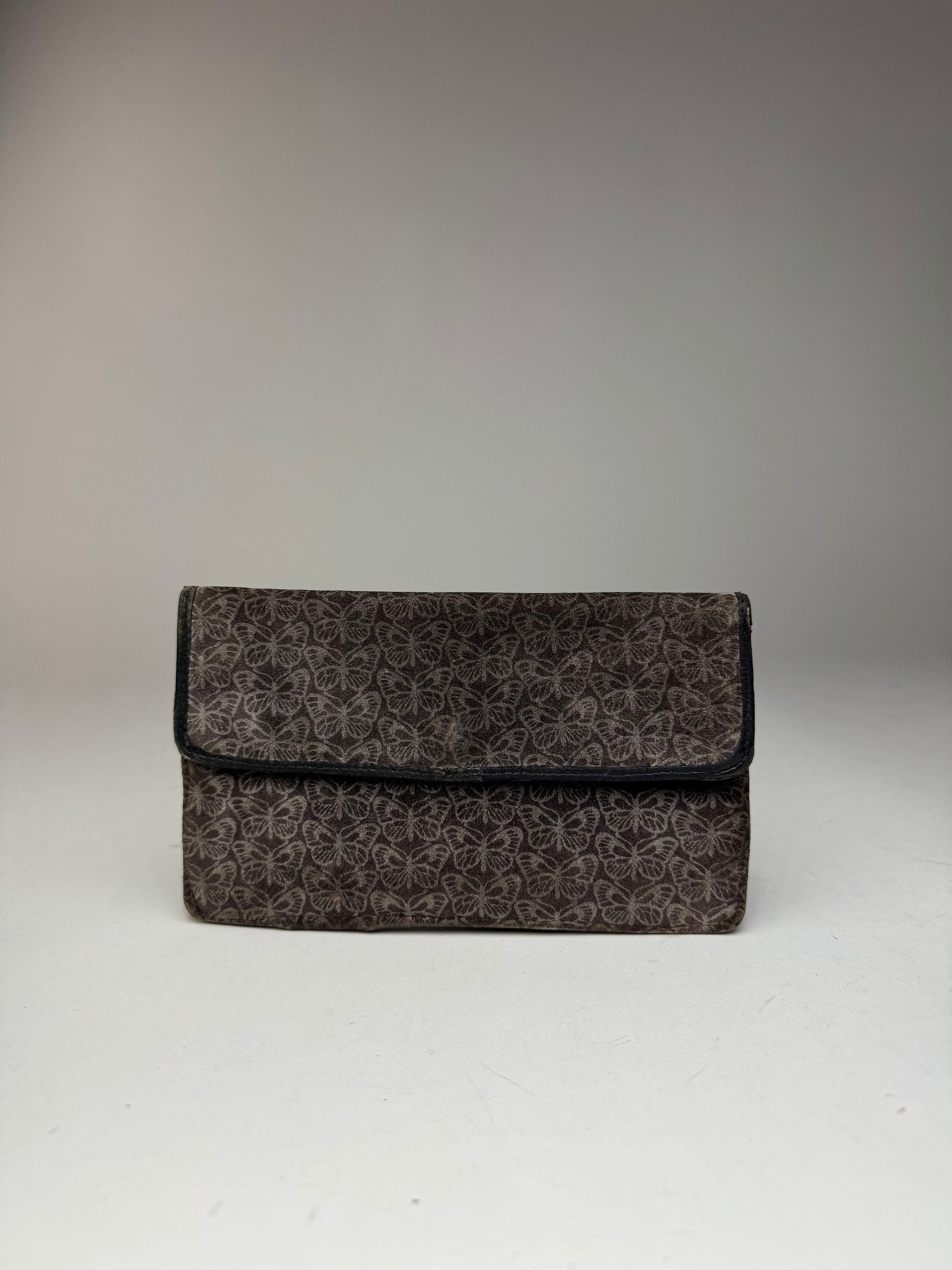 Bottega Veneta Vintage Wool monogram clutch butterfly Size ONE SIZE - 9 Thumbnail