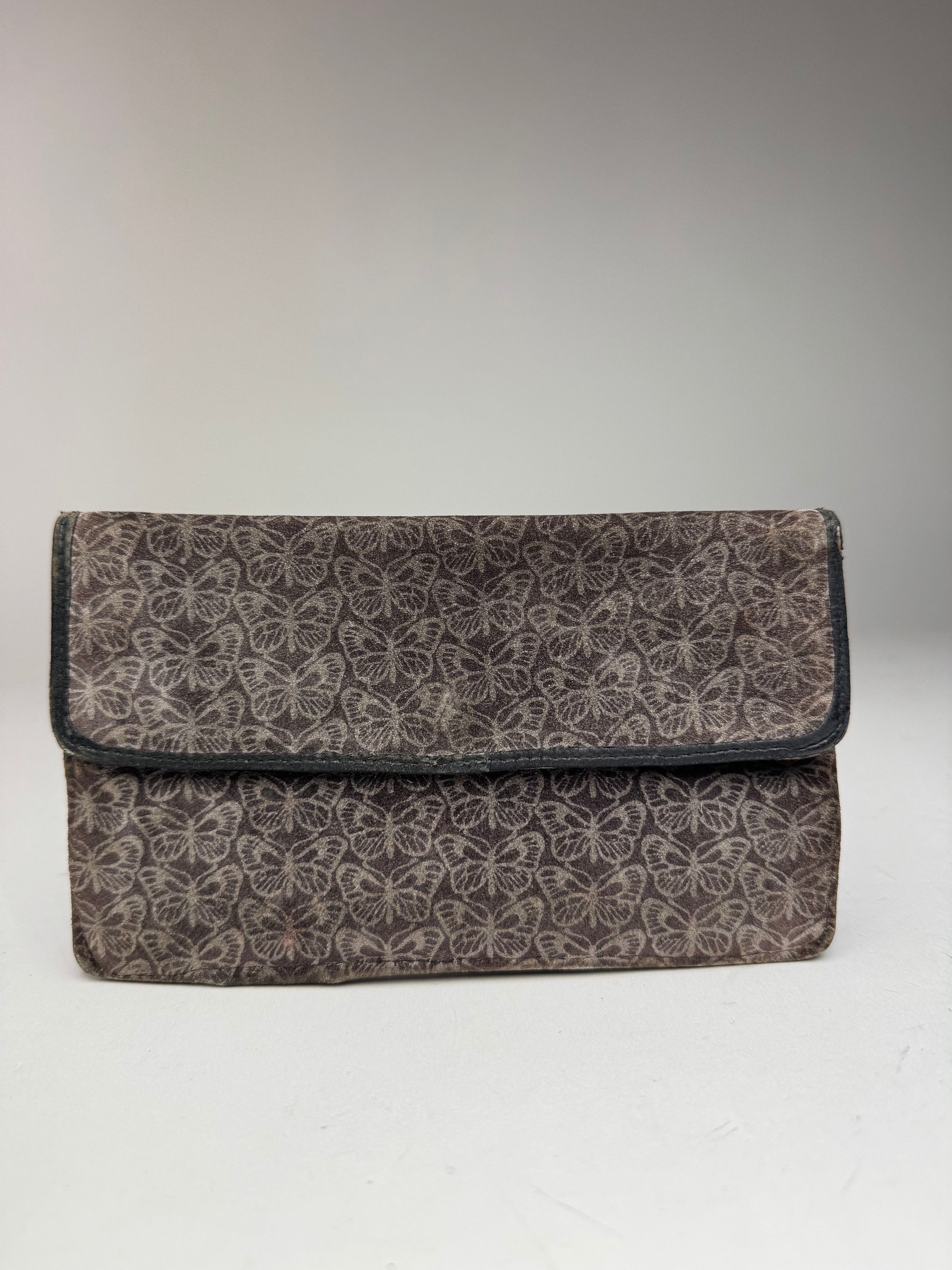 Bottega Veneta Vintage Wool monogram clutch butterfly Size ONE SIZE - 11 Thumbnail