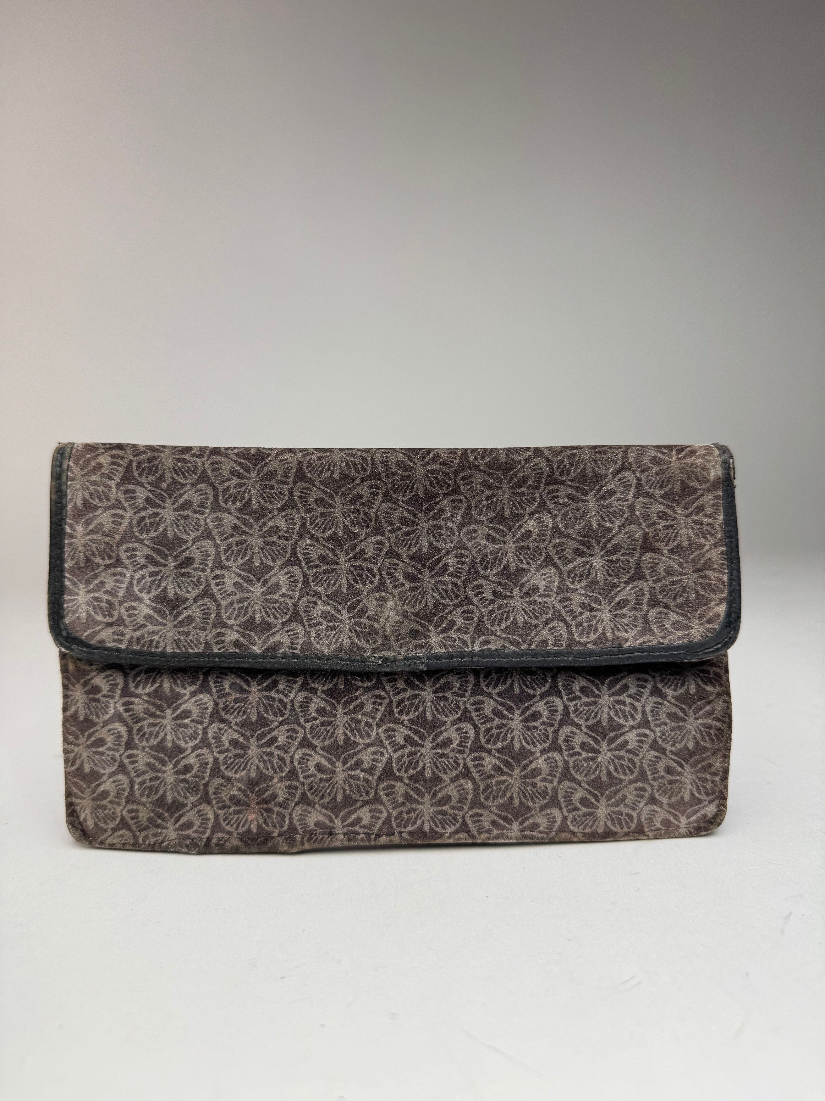 Bottega Veneta Vintage Wool monogram clutch butterfly Size ONE SIZE - 3 Thumbnail