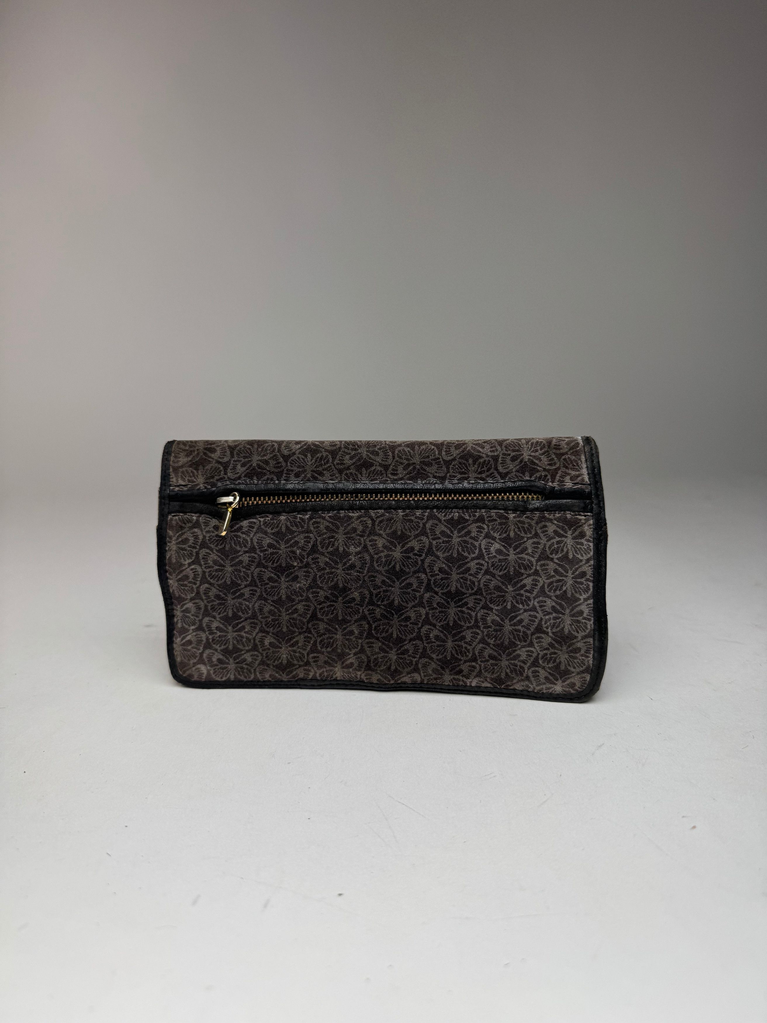 Bottega Veneta Vintage Wool monogram clutch butterfly Size ONE SIZE - 12 Thumbnail