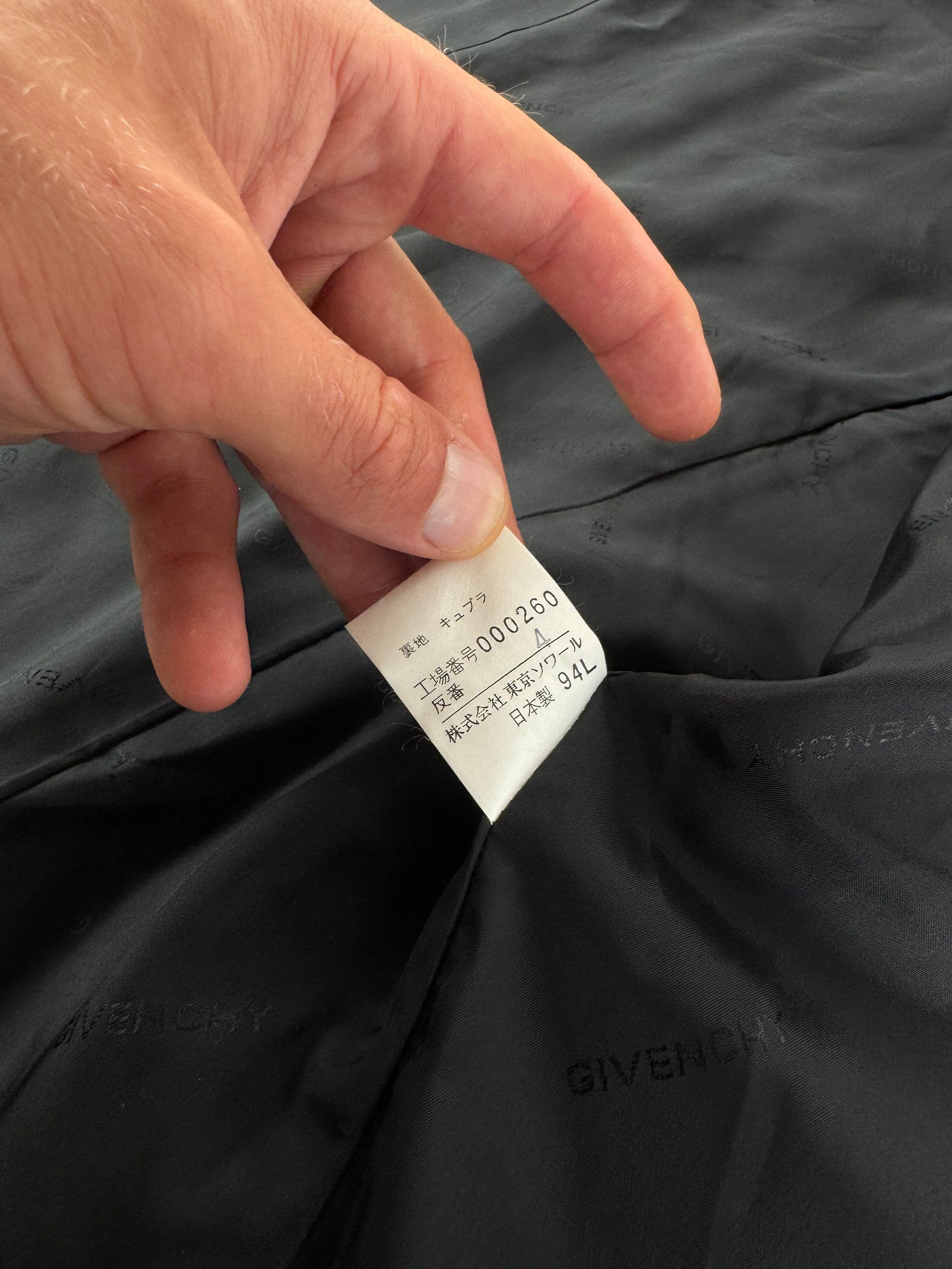Givenchy Vintage Wool Blazer / Short Trenchcoat M/L black Size M / US 6-8 / IT 42-44 - 13 Thumbnail