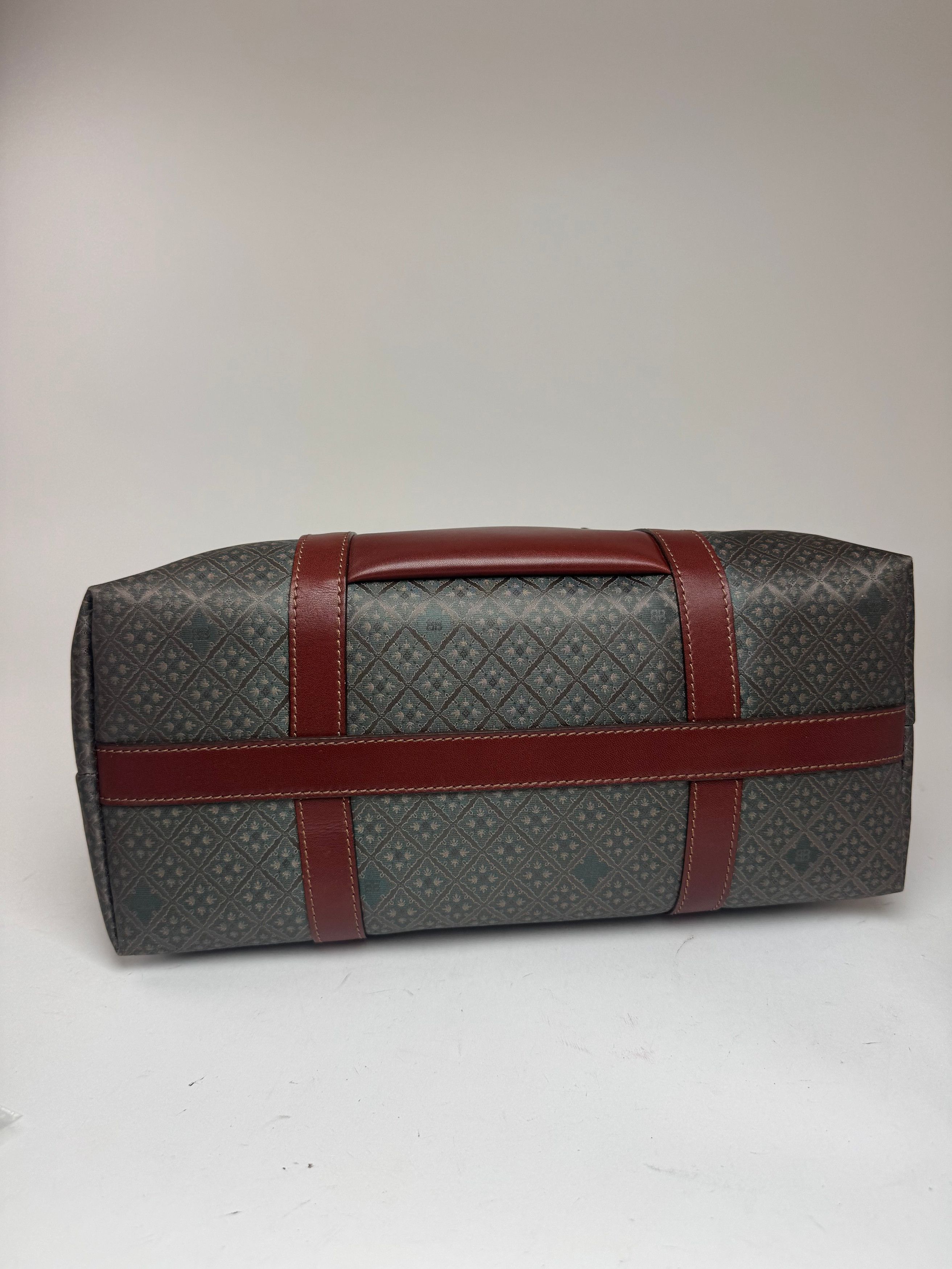 Balenciaga Vintage Monogramm Weekender Bag Green Brown Size ONE SIZE - 13 Thumbnail