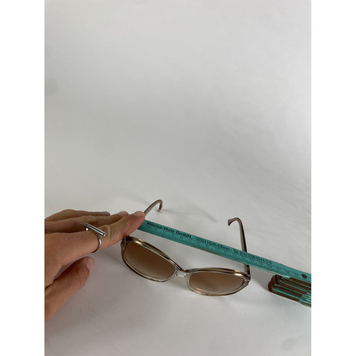 Lanvin Brown Plastic Sunglasses Size ONE SIZE - 5 Thumbnail