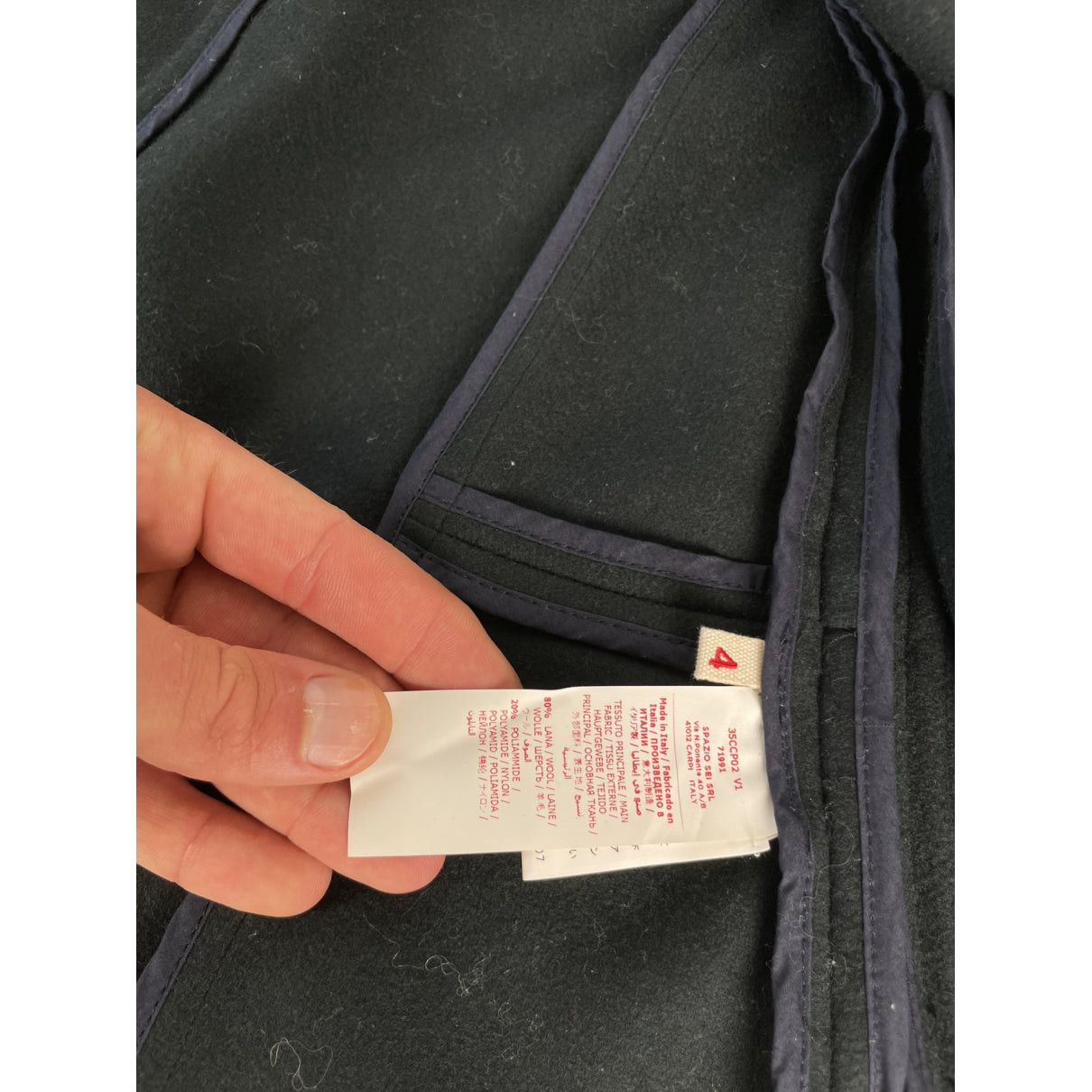 Marni Navy Cotton Jacket Size XXS / US 00 / IT 34 - 2 Thumbnail