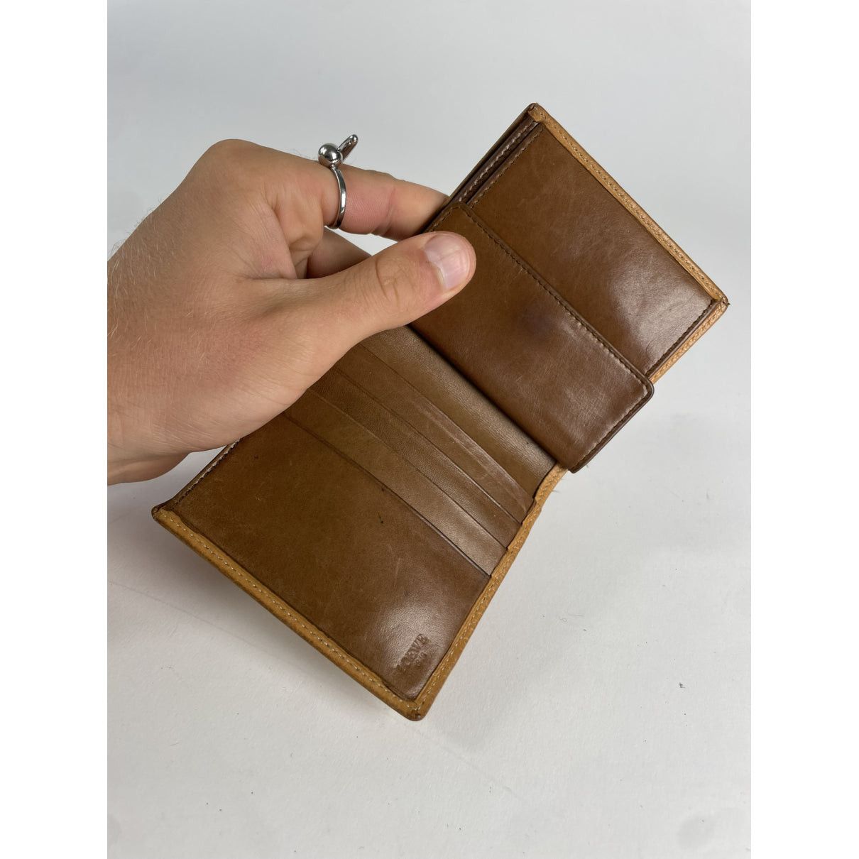 Loewe Orange Leather Wallet Size ONE SIZE - 4 Thumbnail