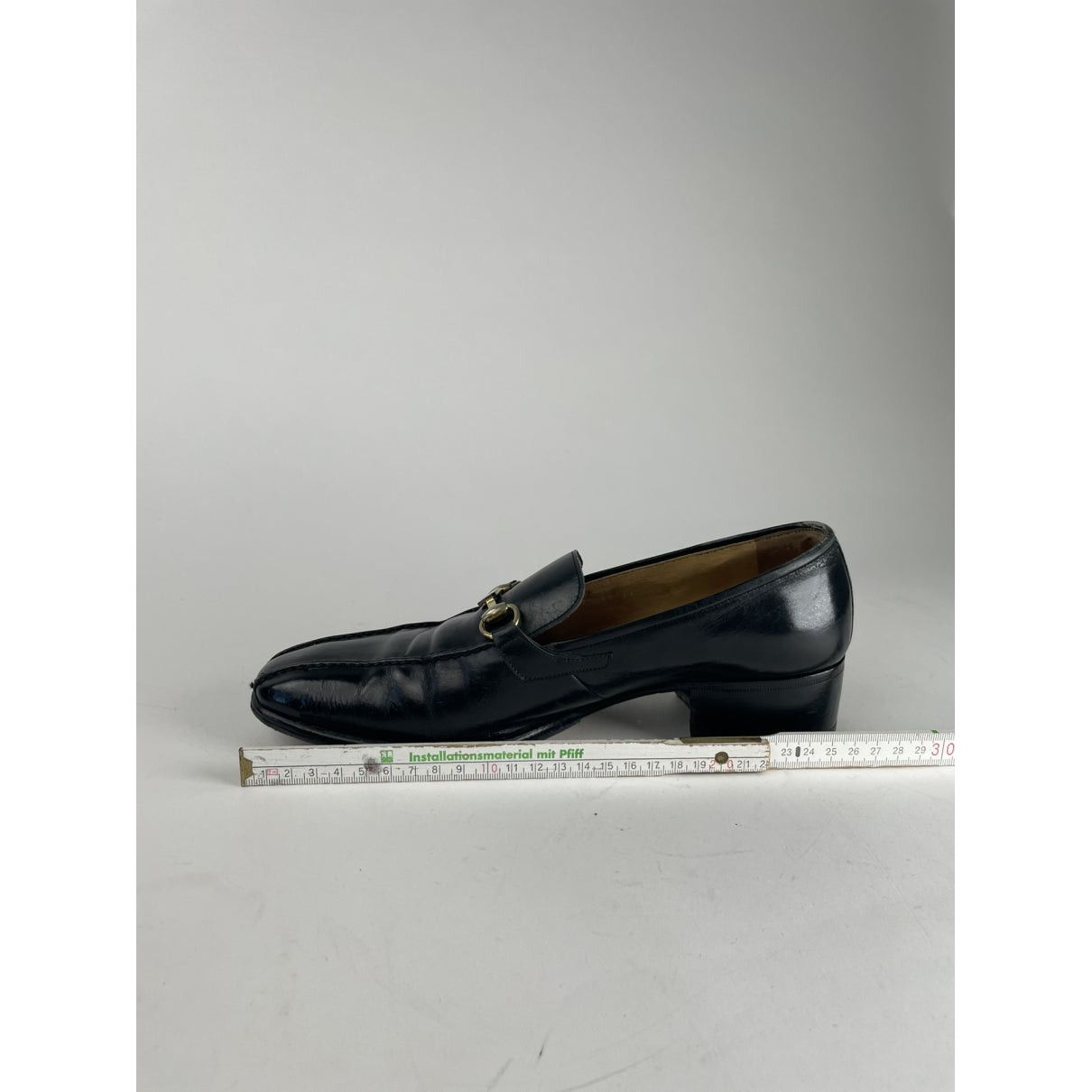 Celine Triomphe Black Leather Flat Size US 10 / IT 40 - 4 Thumbnail