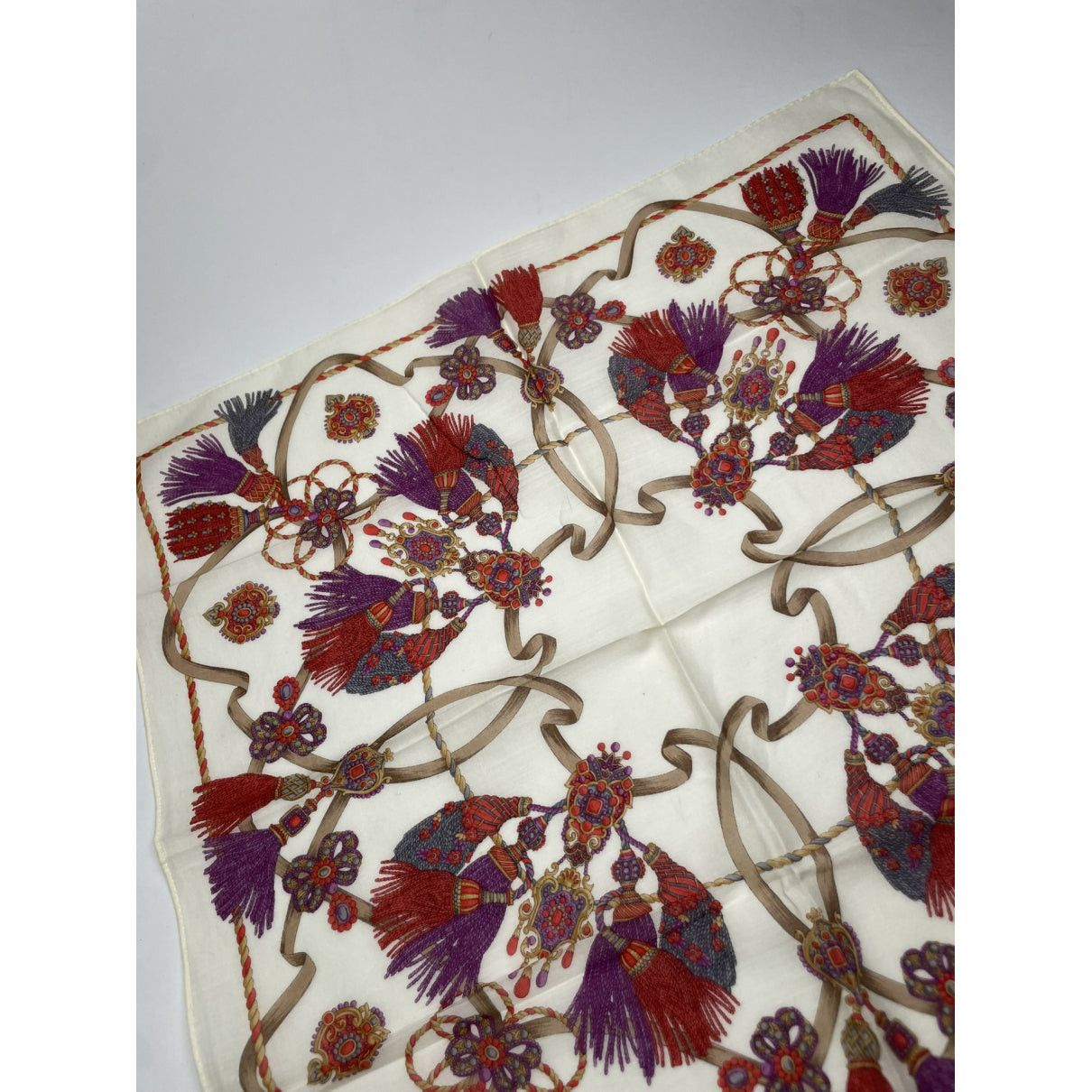 Celine Multicolour Silk Scarf Size ONE SIZE - 4 Thumbnail
