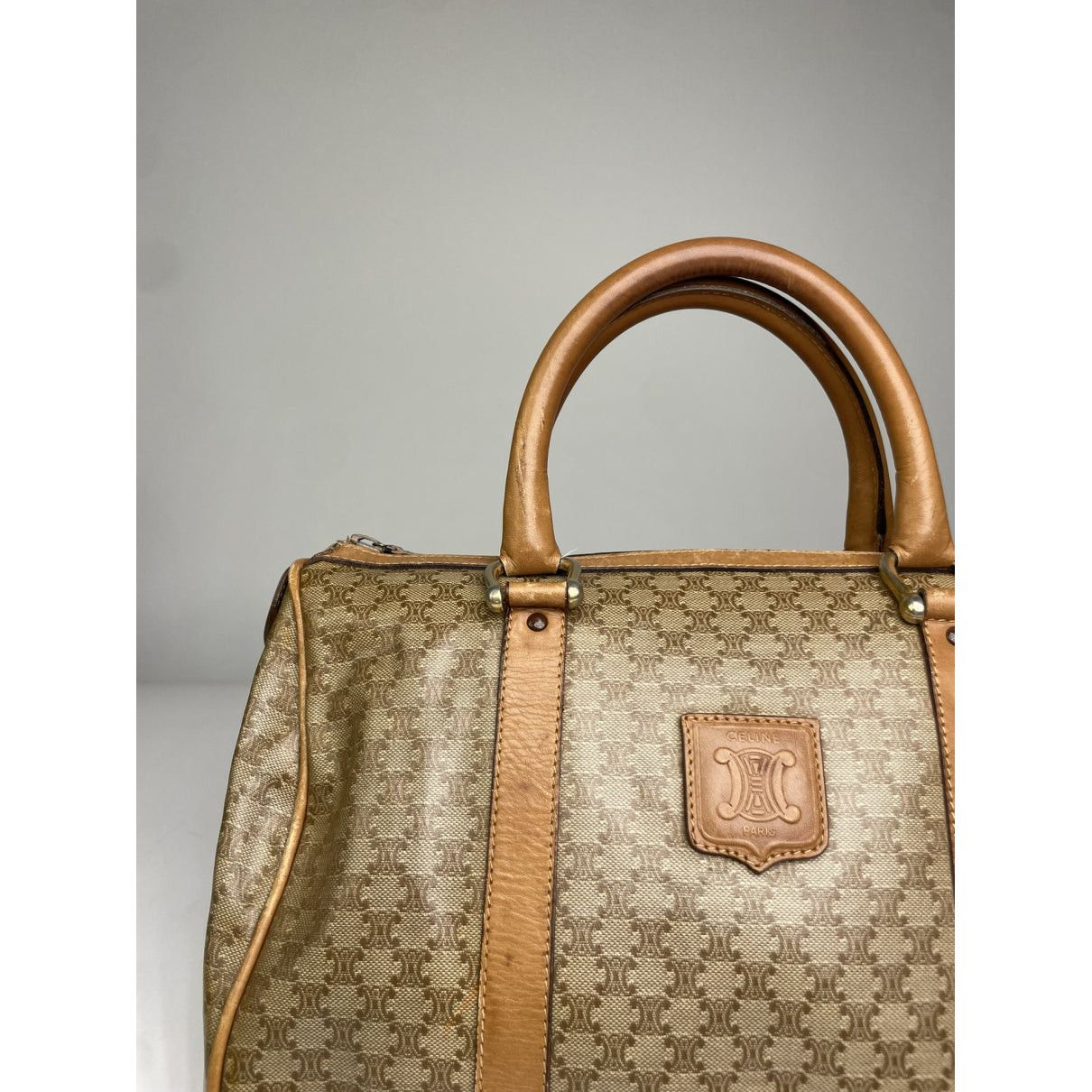Celine Brown Leather Handbag Size ONE SIZE - 4 Thumbnail