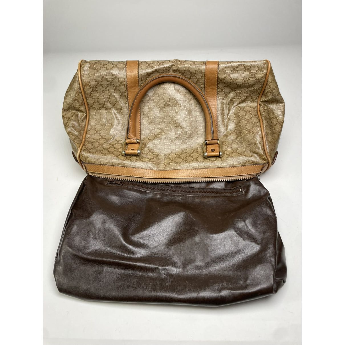 Celine Brown Leather Handbag Size ONE SIZE - 2 Thumbnail