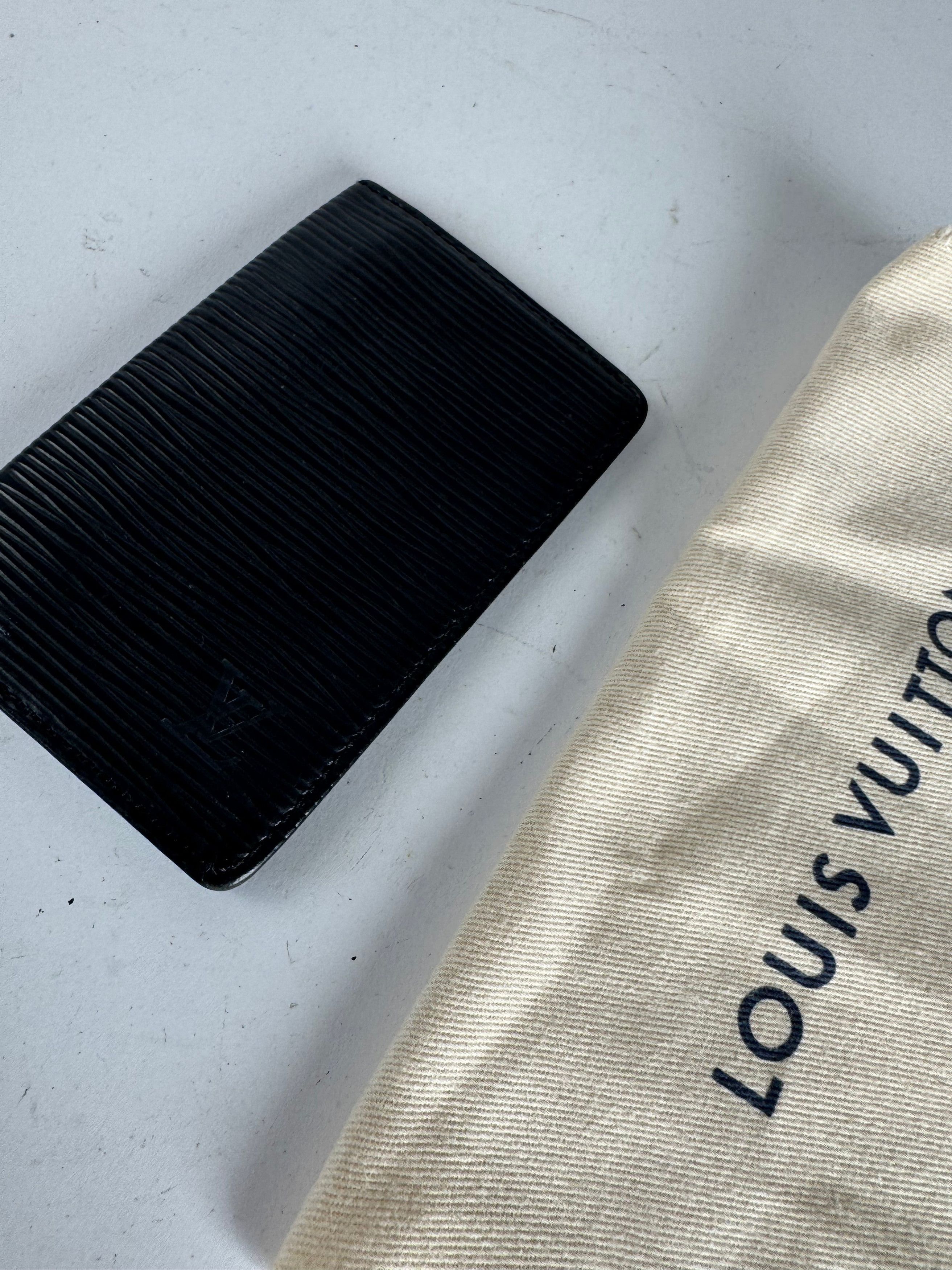 Louis Vuitton Vintage EPI Leather Card Holder Black Size ONE SIZE - 4 Thumbnail