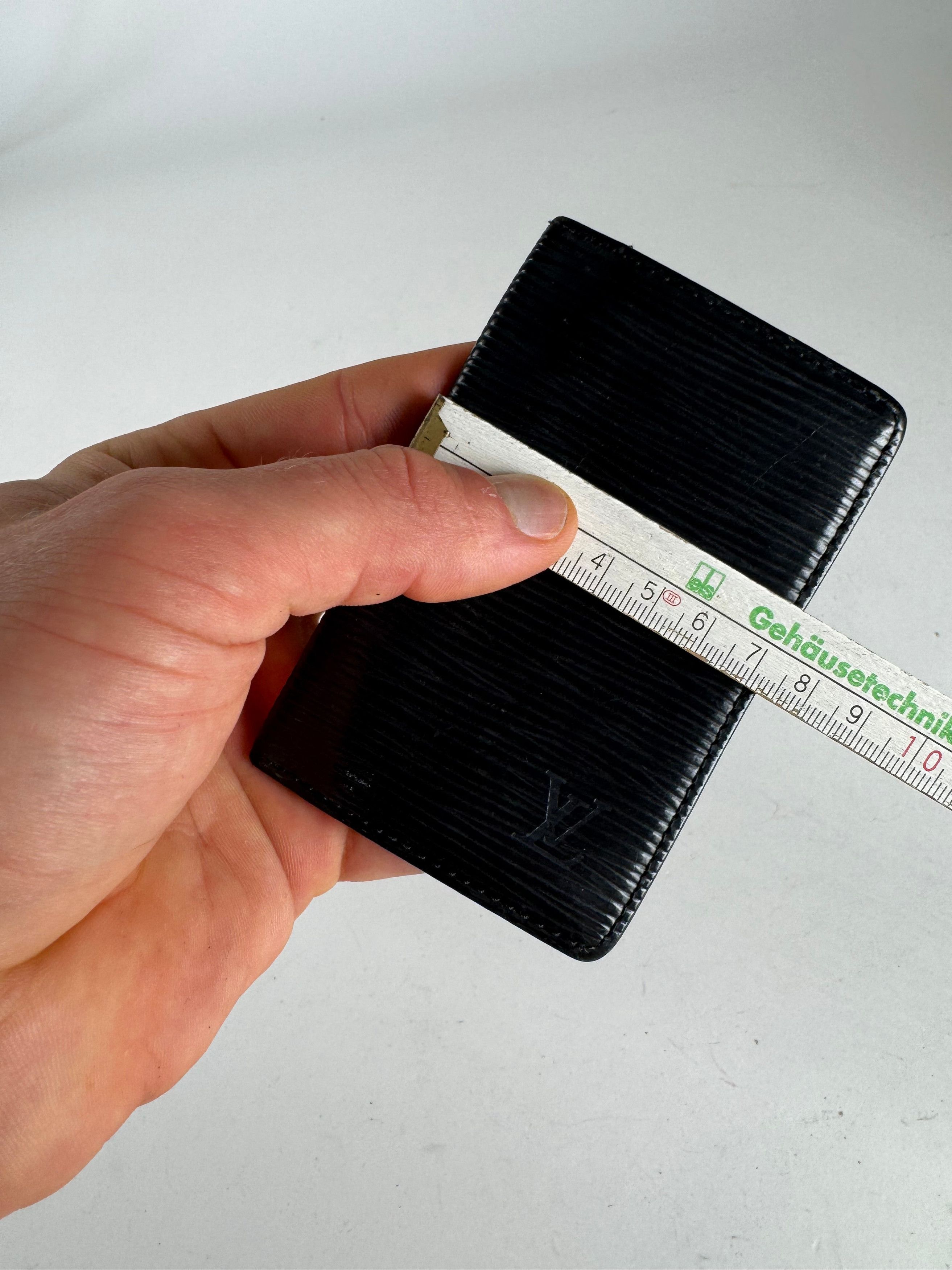 Louis Vuitton Vintage EPI Leather Card Holder Black Size ONE SIZE - 5 Thumbnail