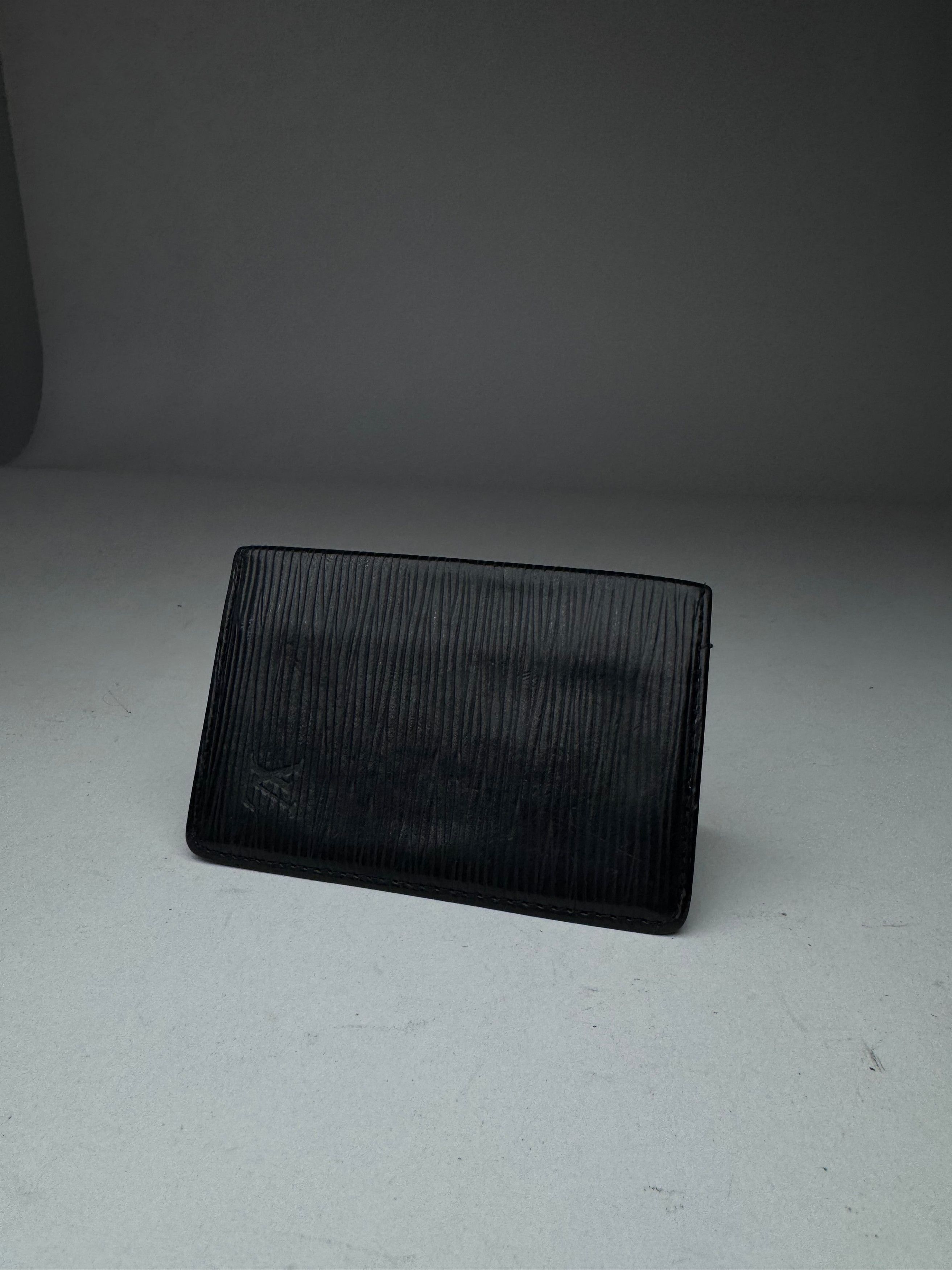 Louis Vuitton Vintage EPI Leather Card Holder Black Size ONE SIZE - 9 Thumbnail