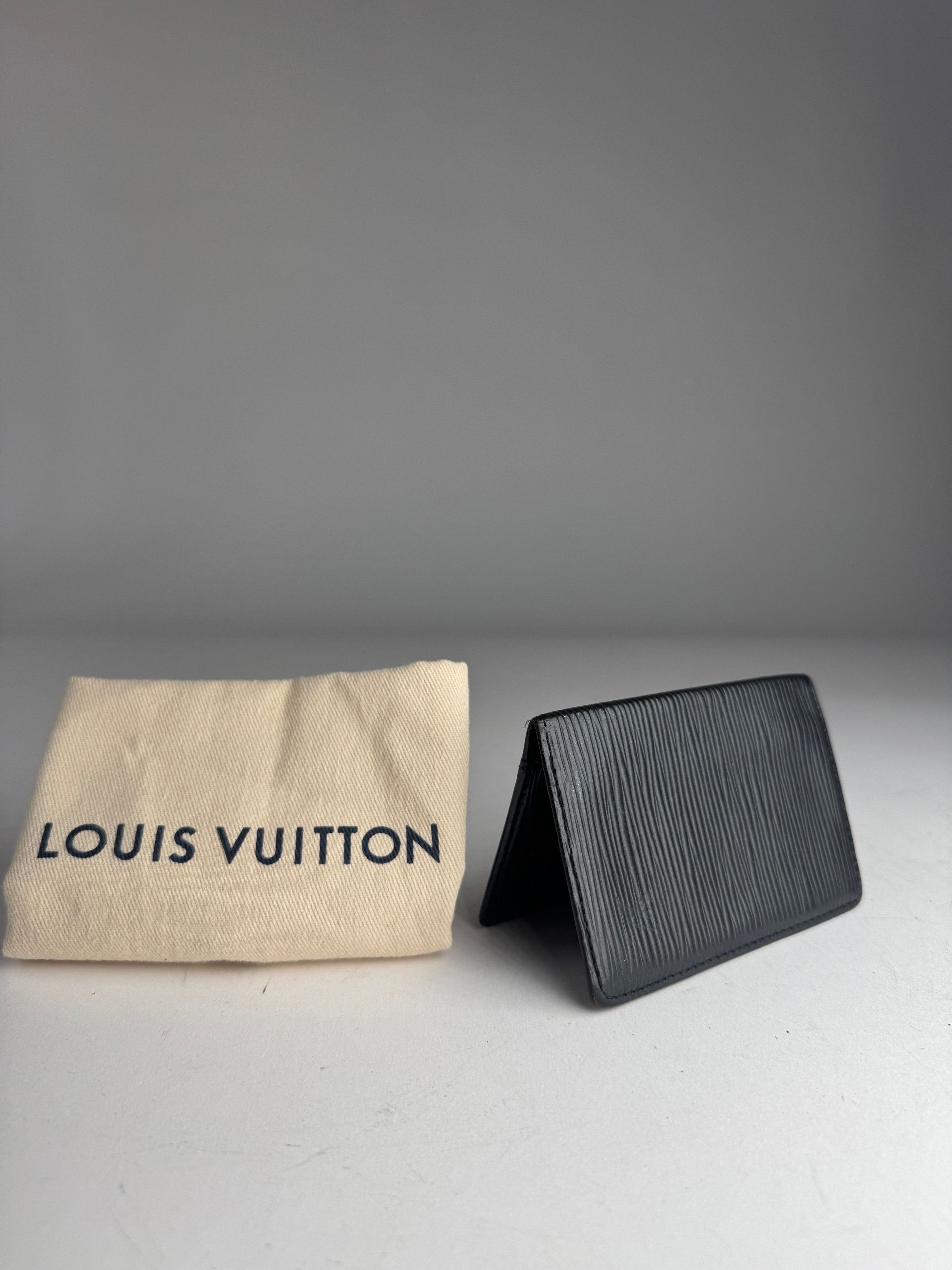 Louis Vuitton Vintage EPI Leather Card Holder Black Size ONE SIZE - 11 Thumbnail