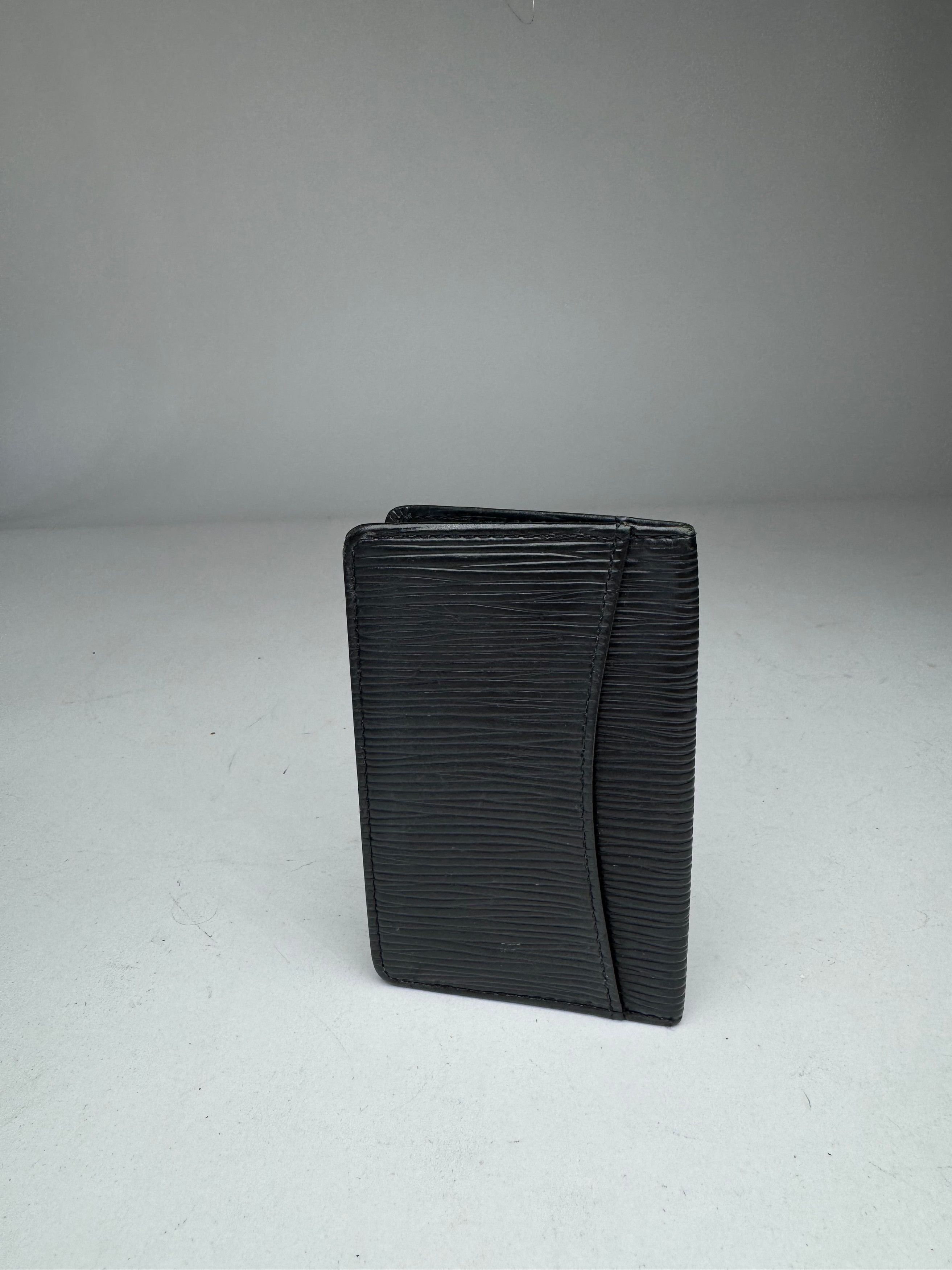 Louis Vuitton Vintage EPI Leather Card Holder Black Size ONE SIZE - 2 Thumbnail