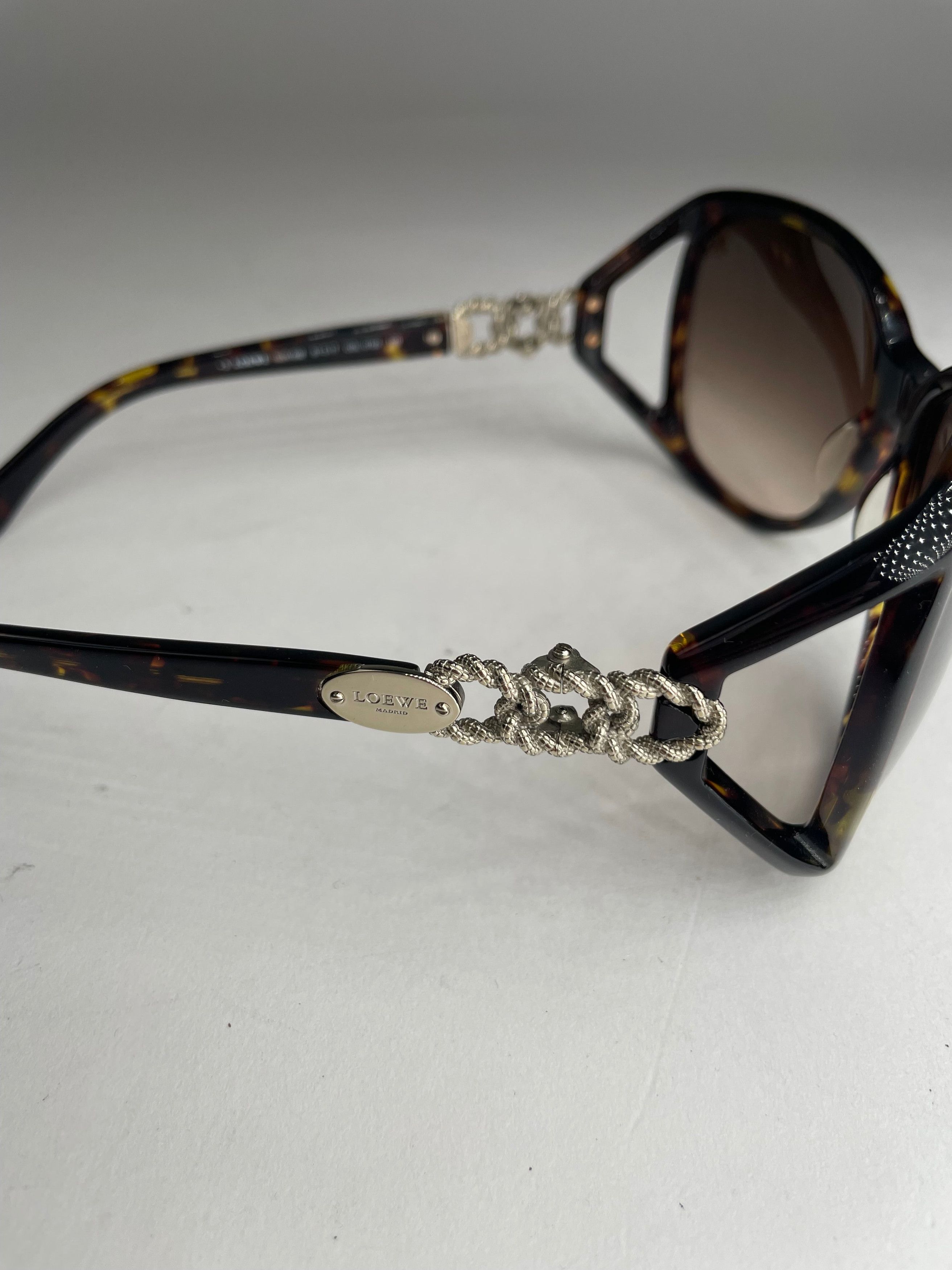 Loewe Vintage Madrid Overd Sunglasses Brown Size ONE SIZE - 7 Thumbnail