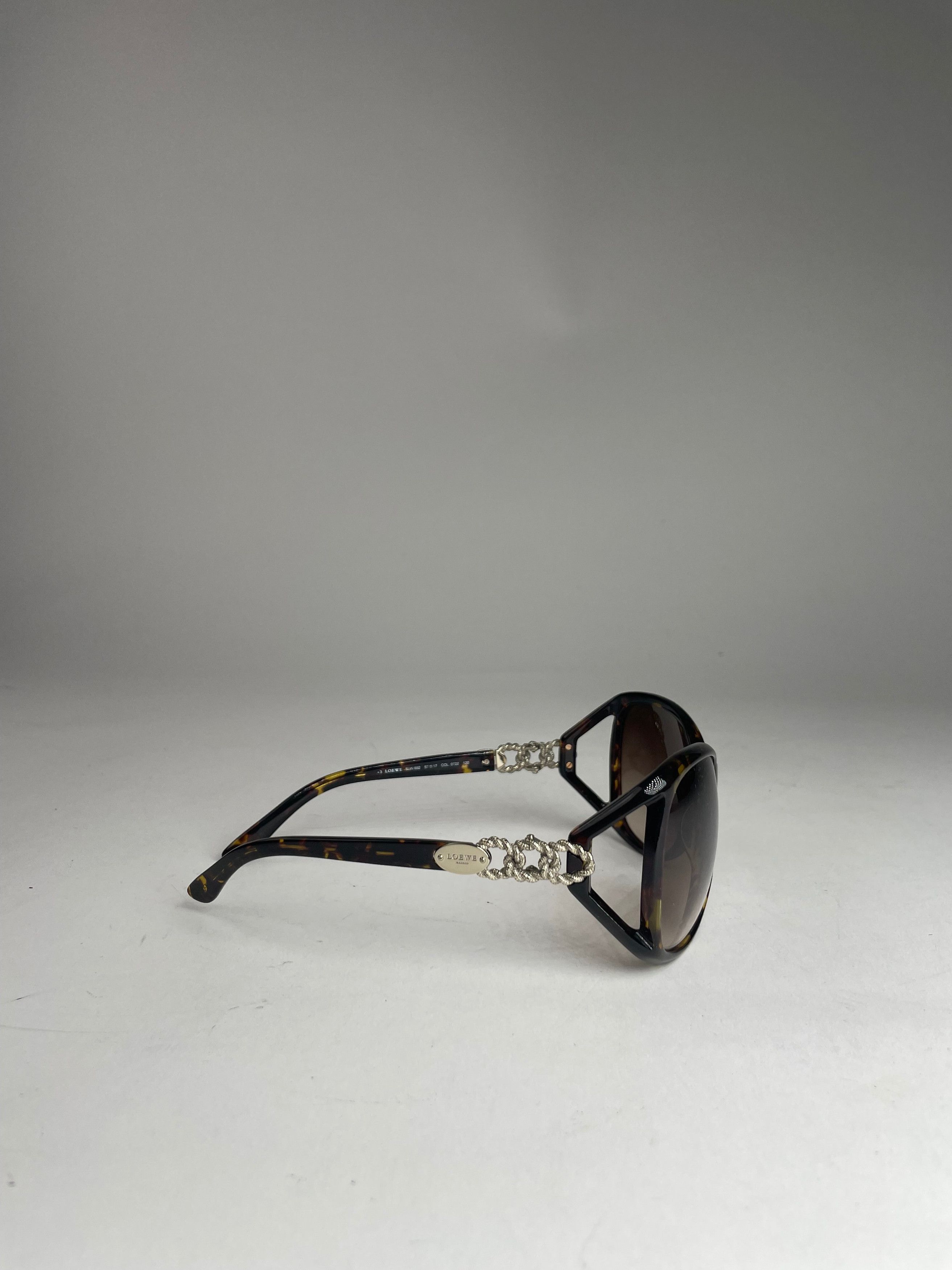 Loewe Vintage Madrid Overd Sunglasses Brown Size ONE SIZE - 6 Thumbnail